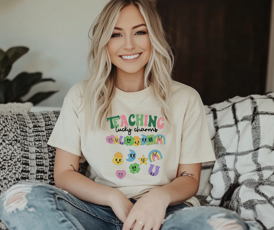 St Patrick's Day Unisex T-Shirt Teaching Lucky Charms