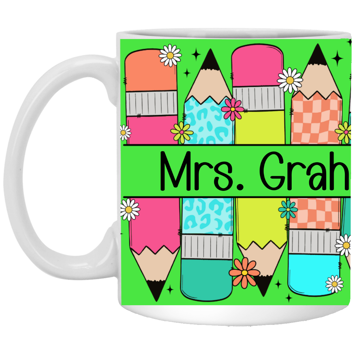 Personalized,Custom Coffee Mug: Perfect Teacher Appreciation, Mother's Day, or Fahter's Day Gift Mug