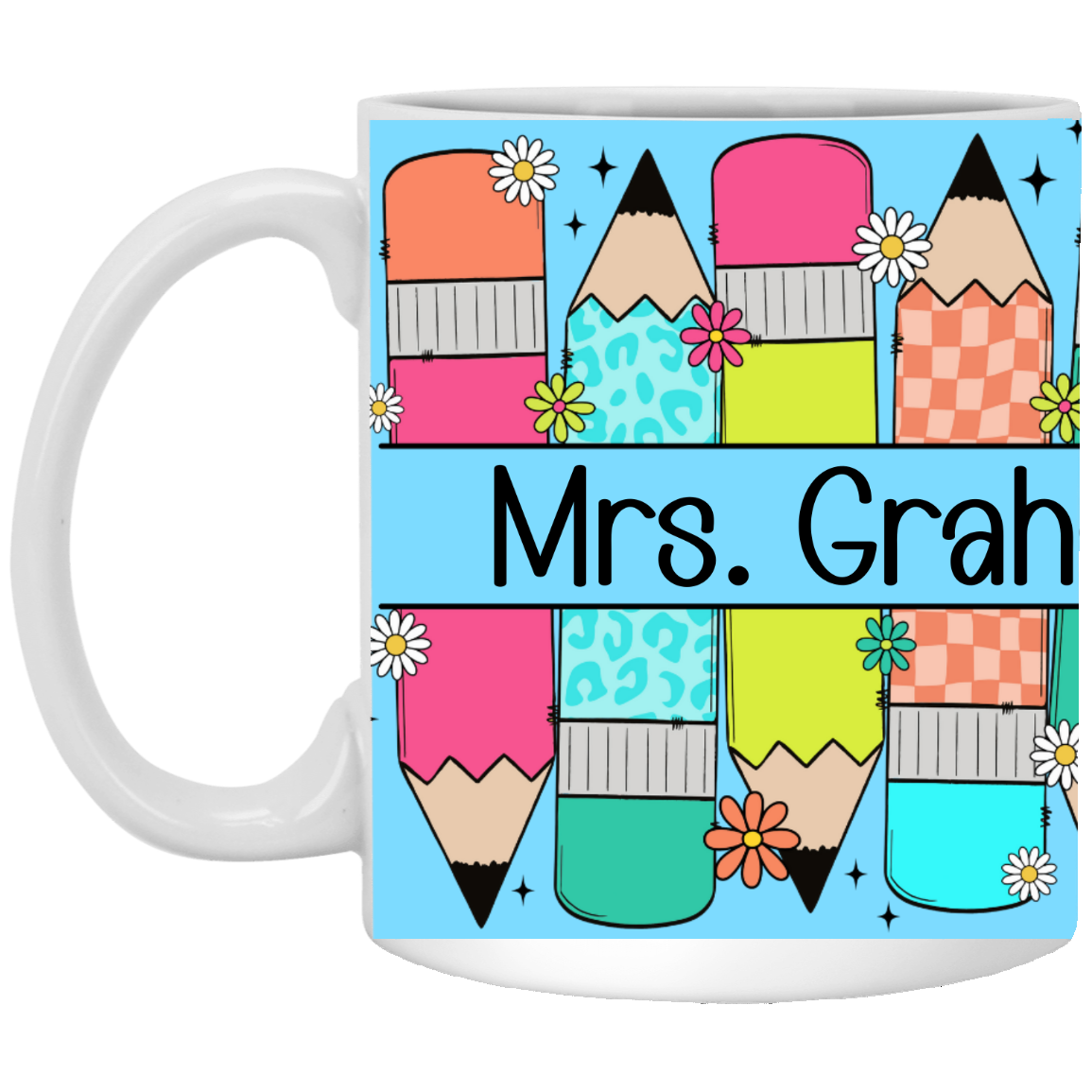 Personalized,Custom Coffee Mug: Perfect Teacher Appreciation, Mother's Day, or Fahter's Day Gift Mug