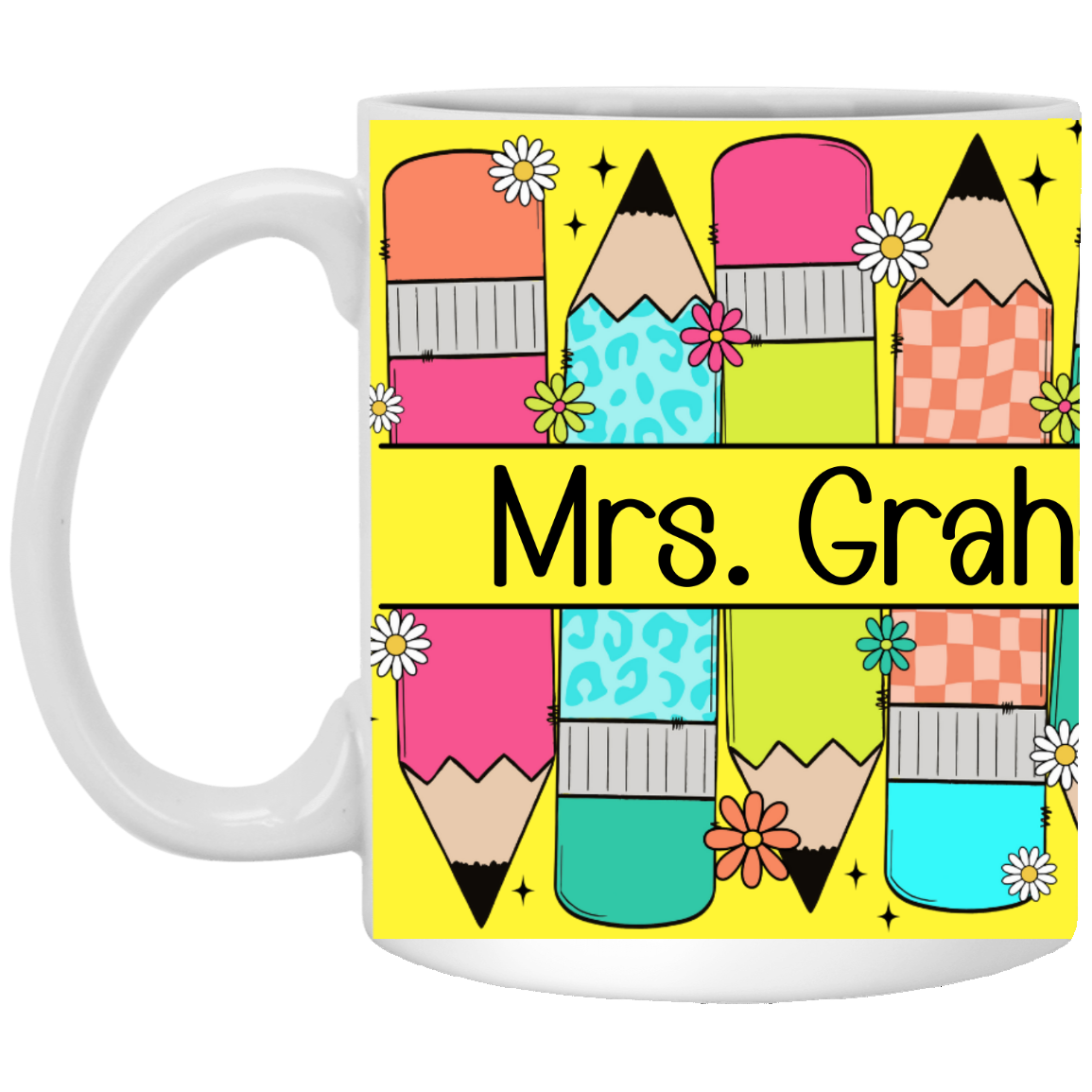 Personalized,Custom Coffee Mug: Perfect Teacher Appreciation, Mother's Day, or Fahter's Day Gift Mug