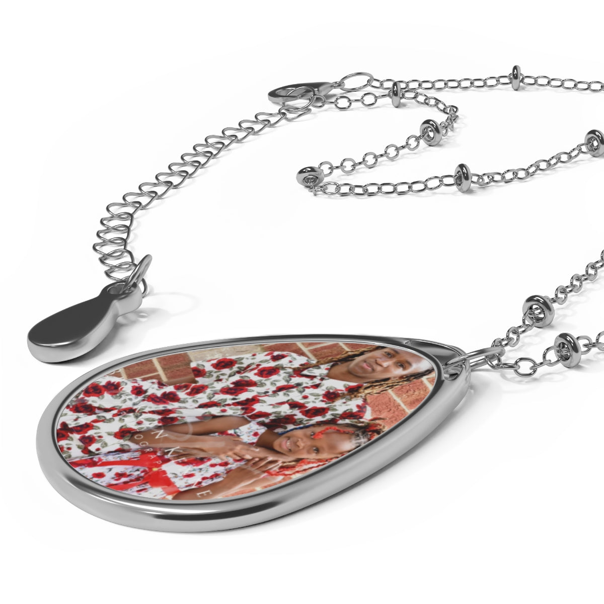 Personalize this Oval Necklace with Your Favorite Photo- Mother's Day or Birthday Gift