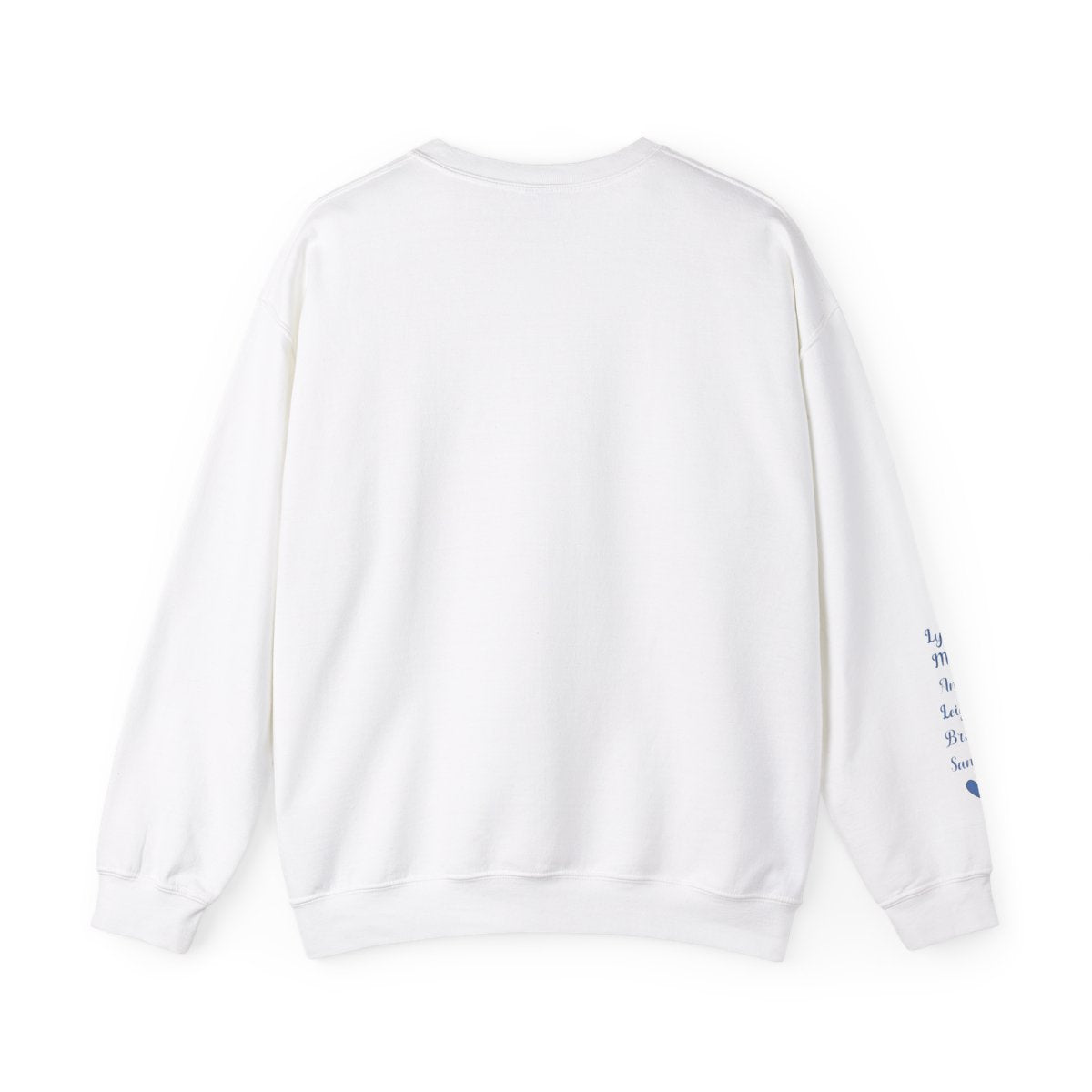 Personalized Nana Mother's Day Crewneck Sweatshirt with grandkids' names on the sleeves