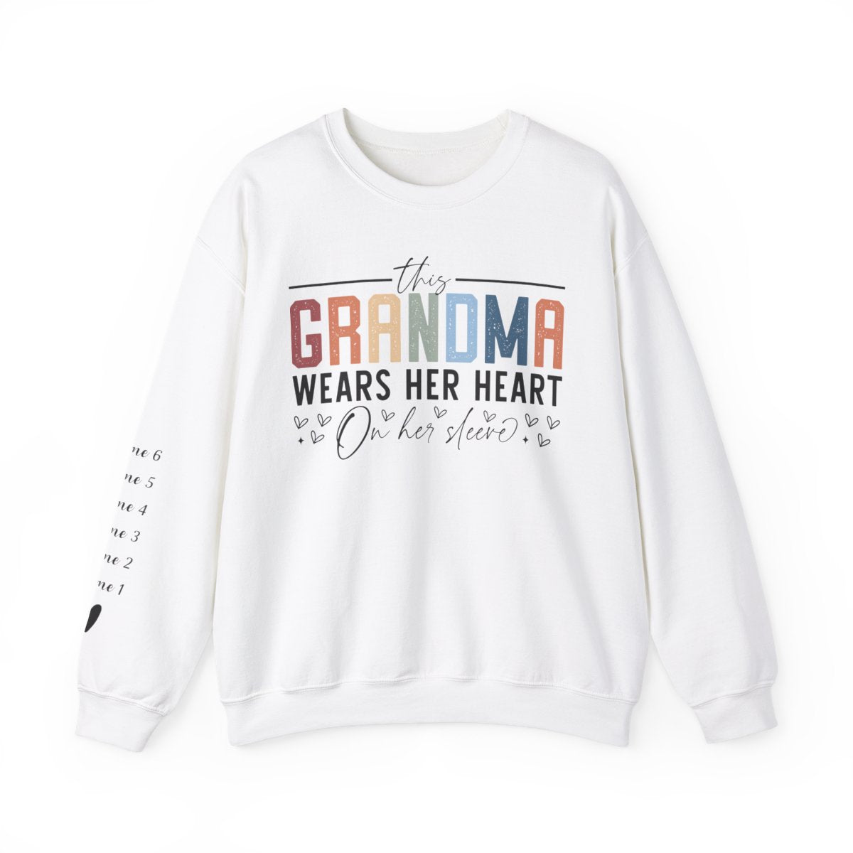 Elevate Her Style: Customizable/Personalized Grandma Sweatshirt