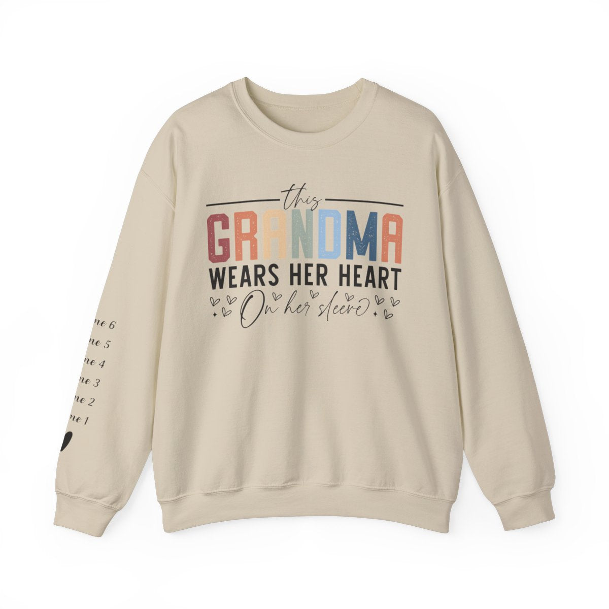Elevate Her Style: Customizable/Personalized Grandma Sweatshirt