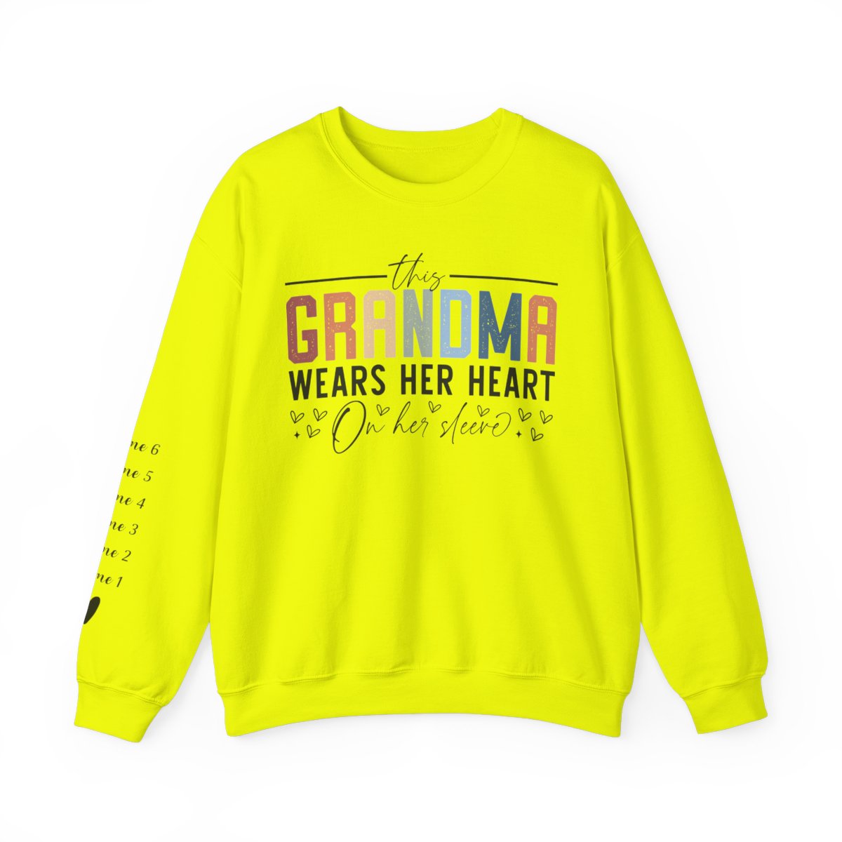 Elevate Her Style: Customizable/Personalized Grandma Sweatshirt