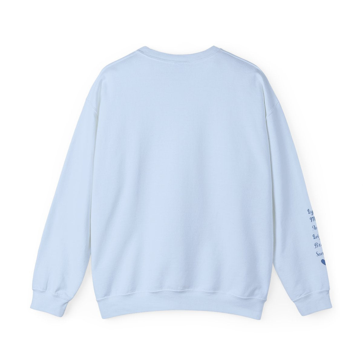 Personalized Nana Mother's Day Crewneck Sweatshirt with grandkids' names on the sleeves