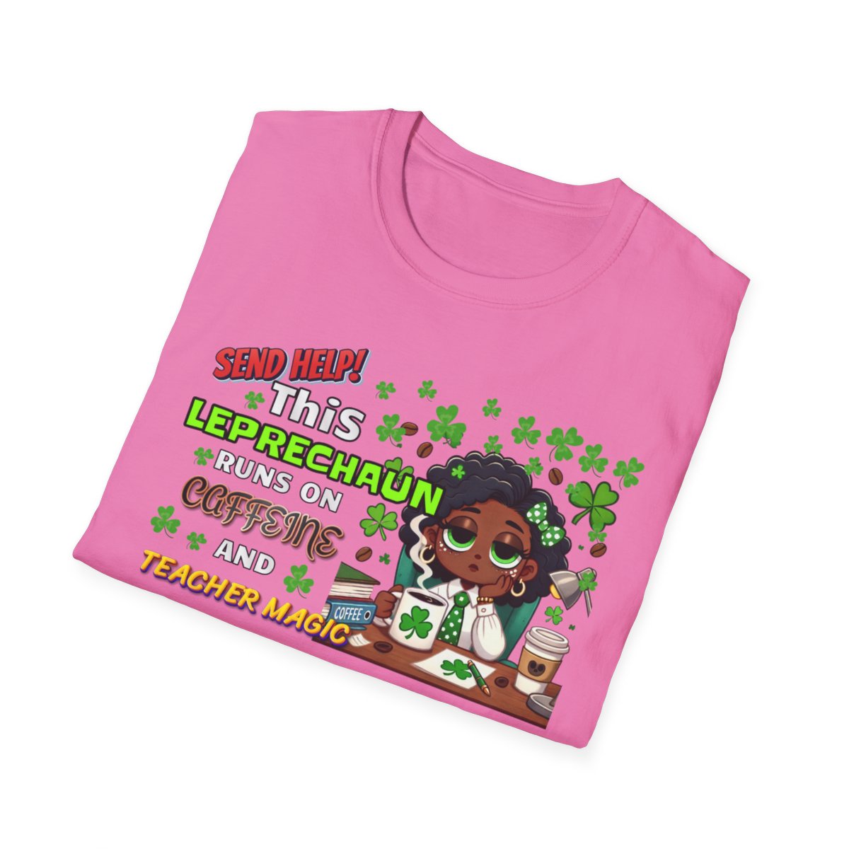 Whimsical Personalized St. Patrick's Day Unisex Tee, Teacher Gift, Funny Leprechaun Shirt