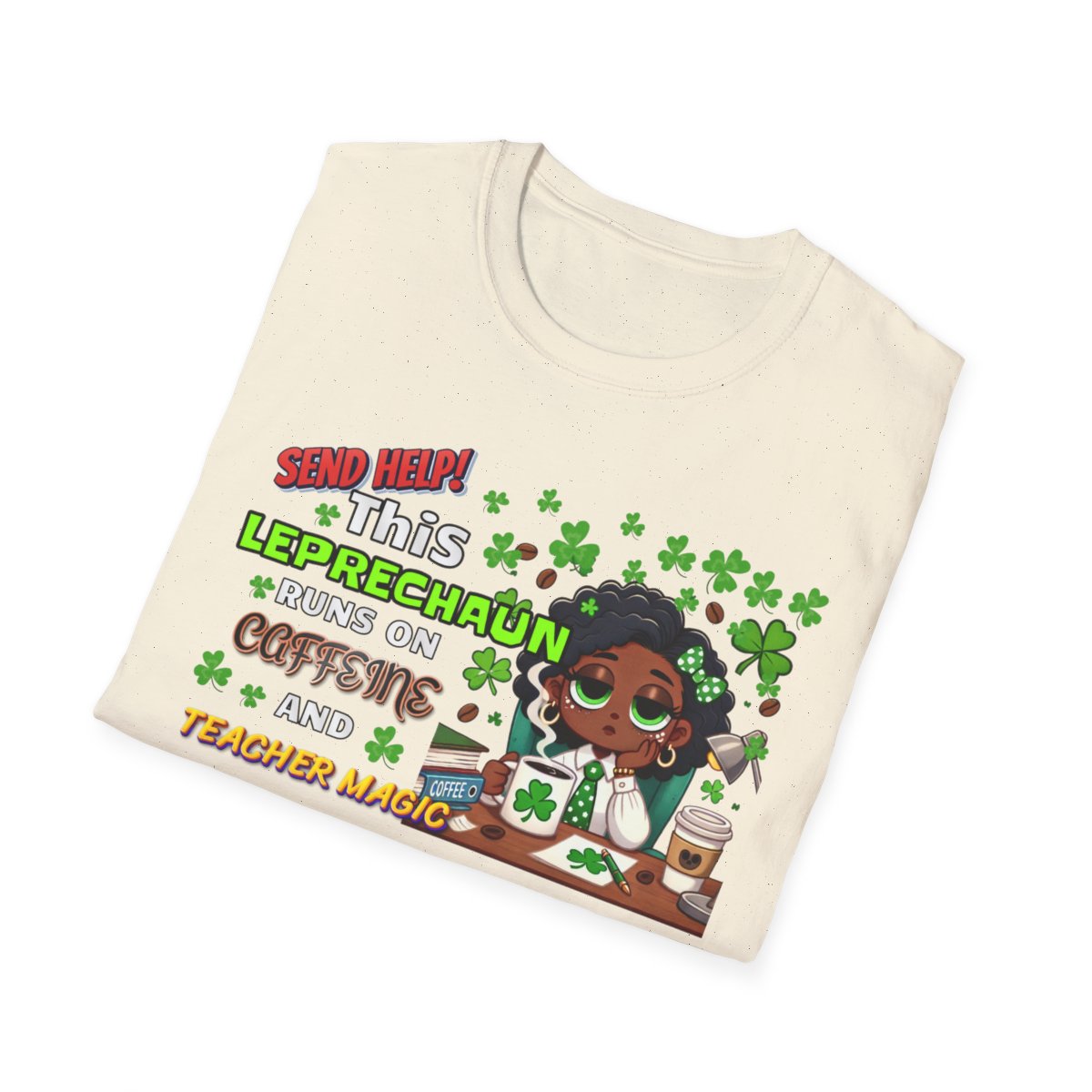 Whimsical Personalized St. Patrick's Day Unisex Tee, Teacher Gift, Funny Leprechaun Shirt