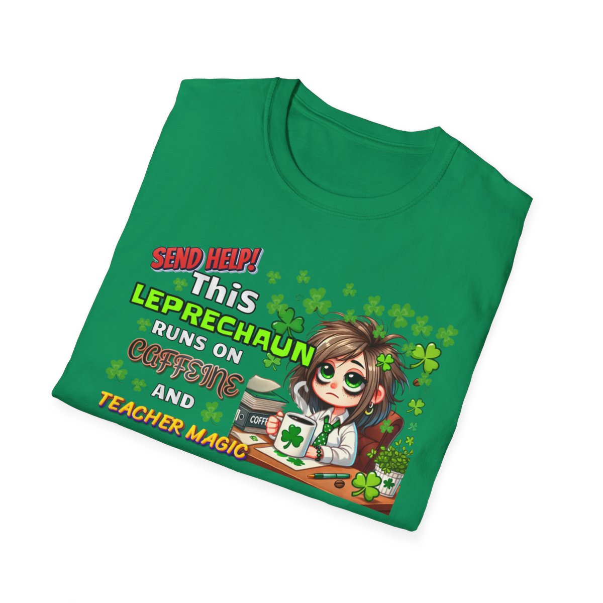 Whimsical Personalized St. Patrick's Day Unisex Tee, Teacher Gift, Funny Leprechaun Shirt