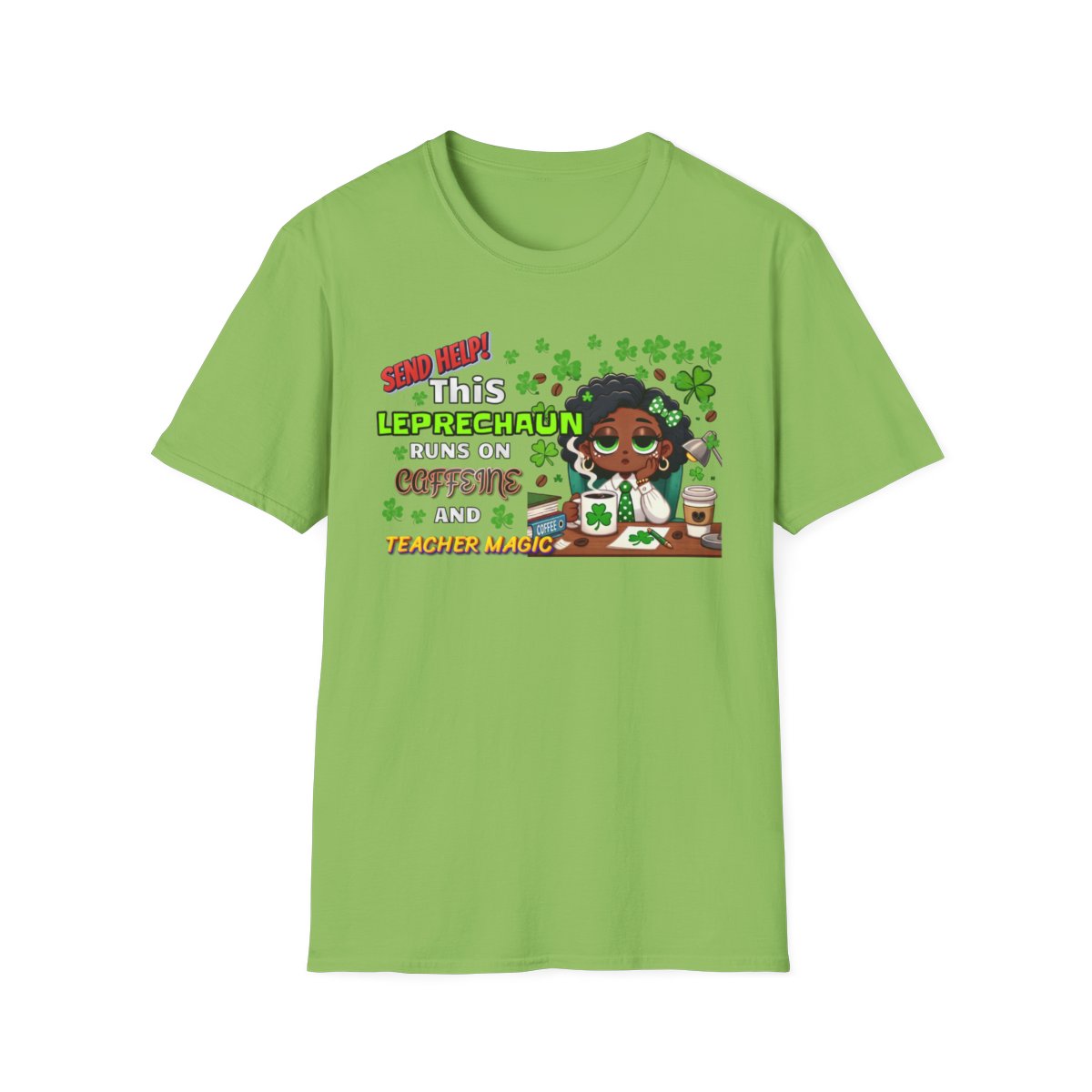 Whimsical Personalized St. Patrick's Day Unisex Tee, Teacher Gift, Funny Leprechaun Shirt