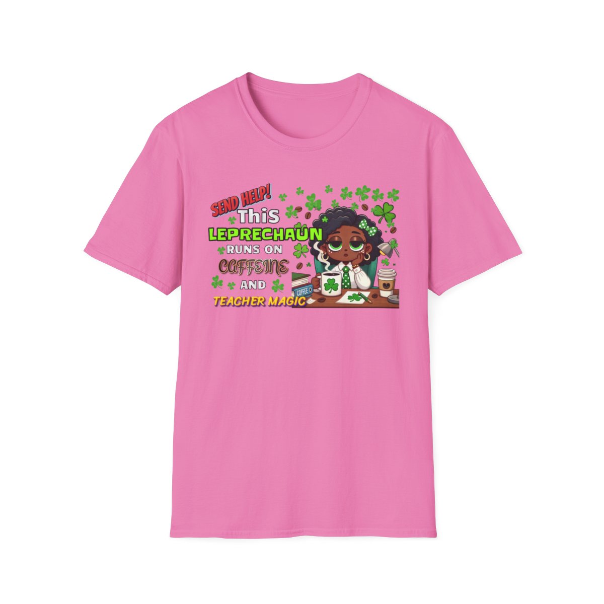 Whimsical Personalized St. Patrick's Day Unisex Tee, Teacher Gift, Funny Leprechaun Shirt