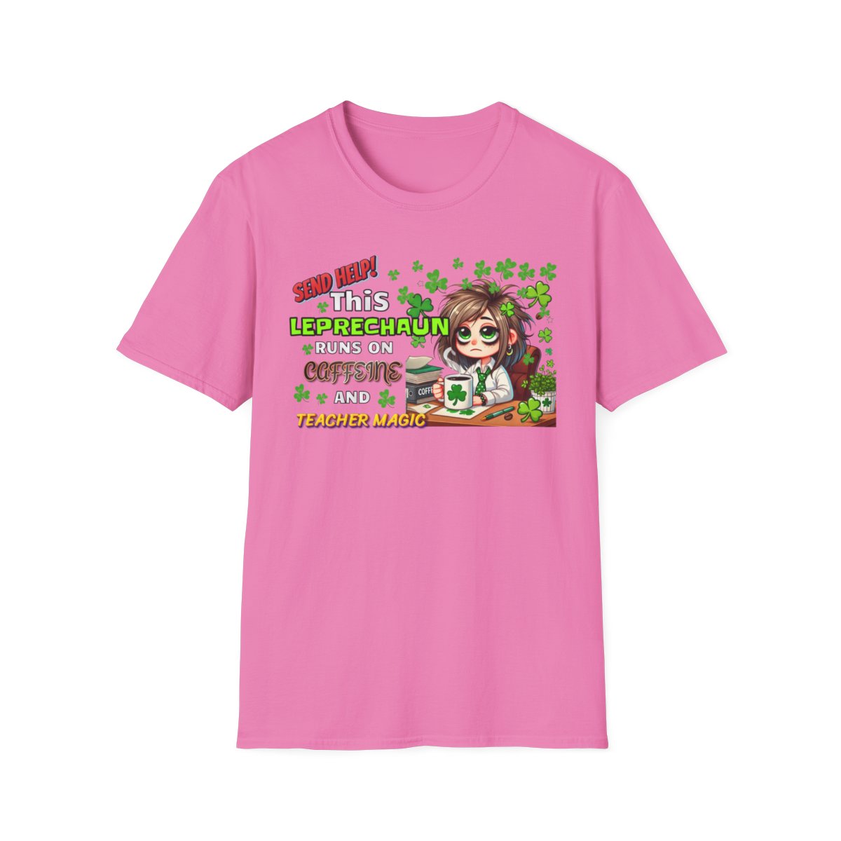 Whimsical Personalized St. Patrick's Day Unisex Tee, Teacher Gift, Funny Leprechaun Shirt