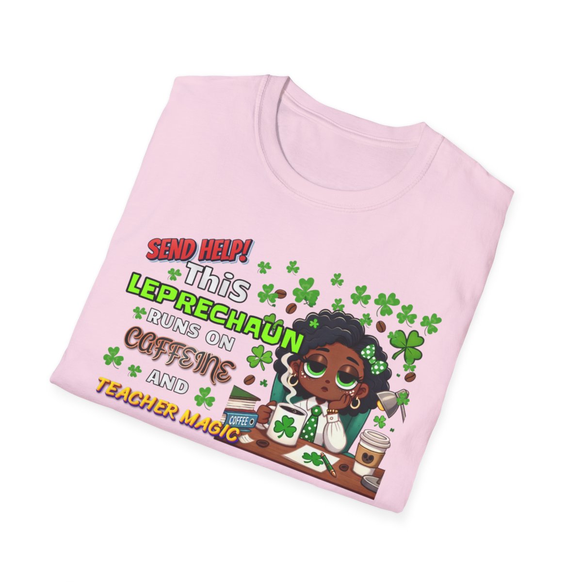 Whimsical Personalized St. Patrick's Day Unisex Tee, Teacher Gift, Funny Leprechaun Shirt