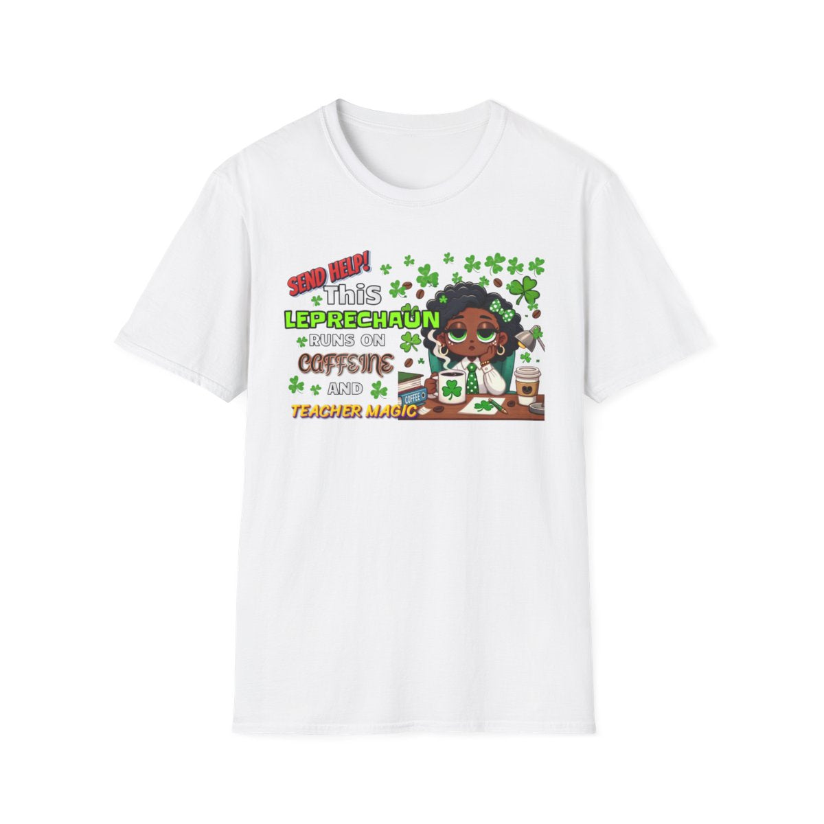 Whimsical Personalized St. Patrick's Day Unisex Tee, Teacher Gift, Funny Leprechaun Shirt