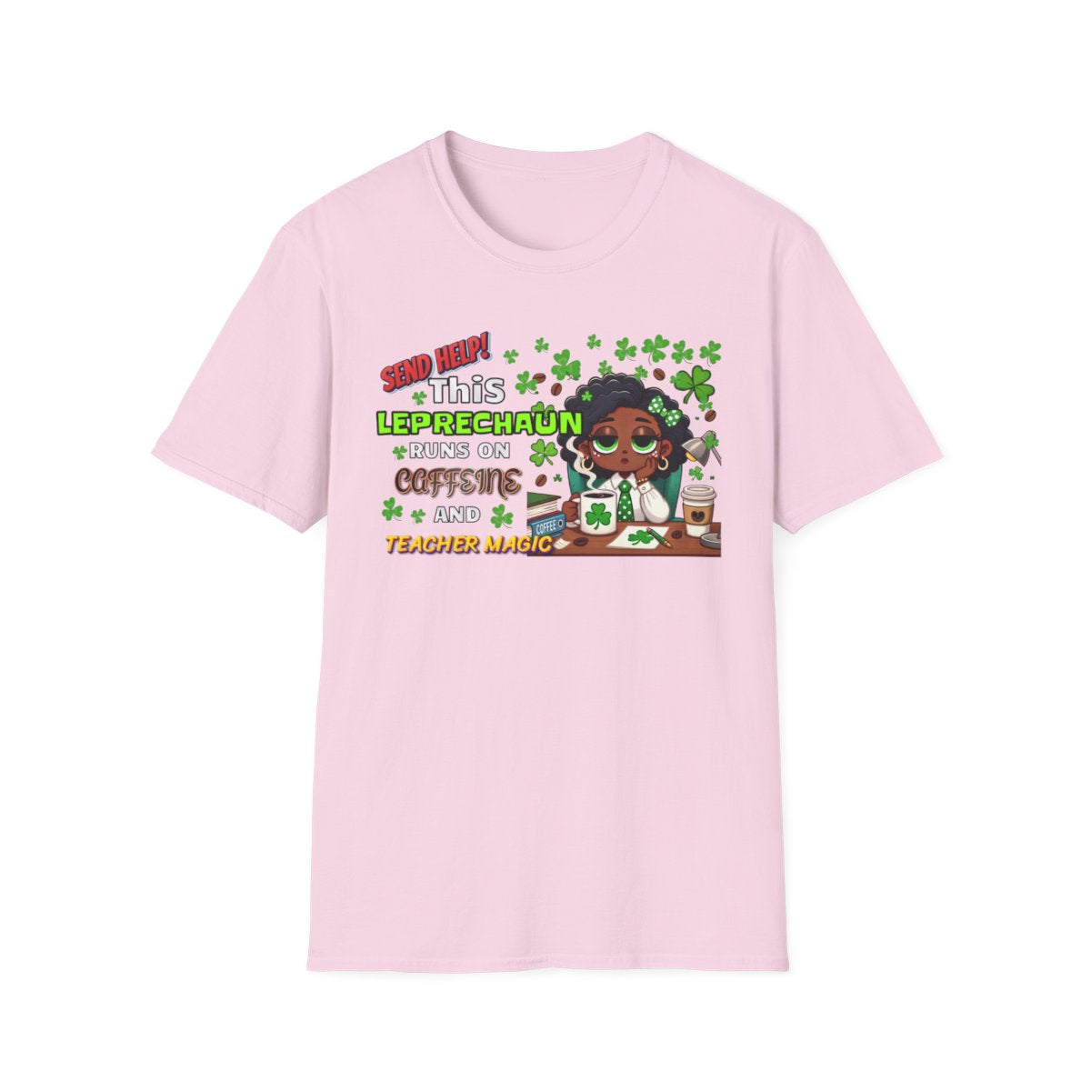 Whimsical Personalized St. Patrick's Day Unisex Tee, Teacher Gift, Funny Leprechaun Shirt