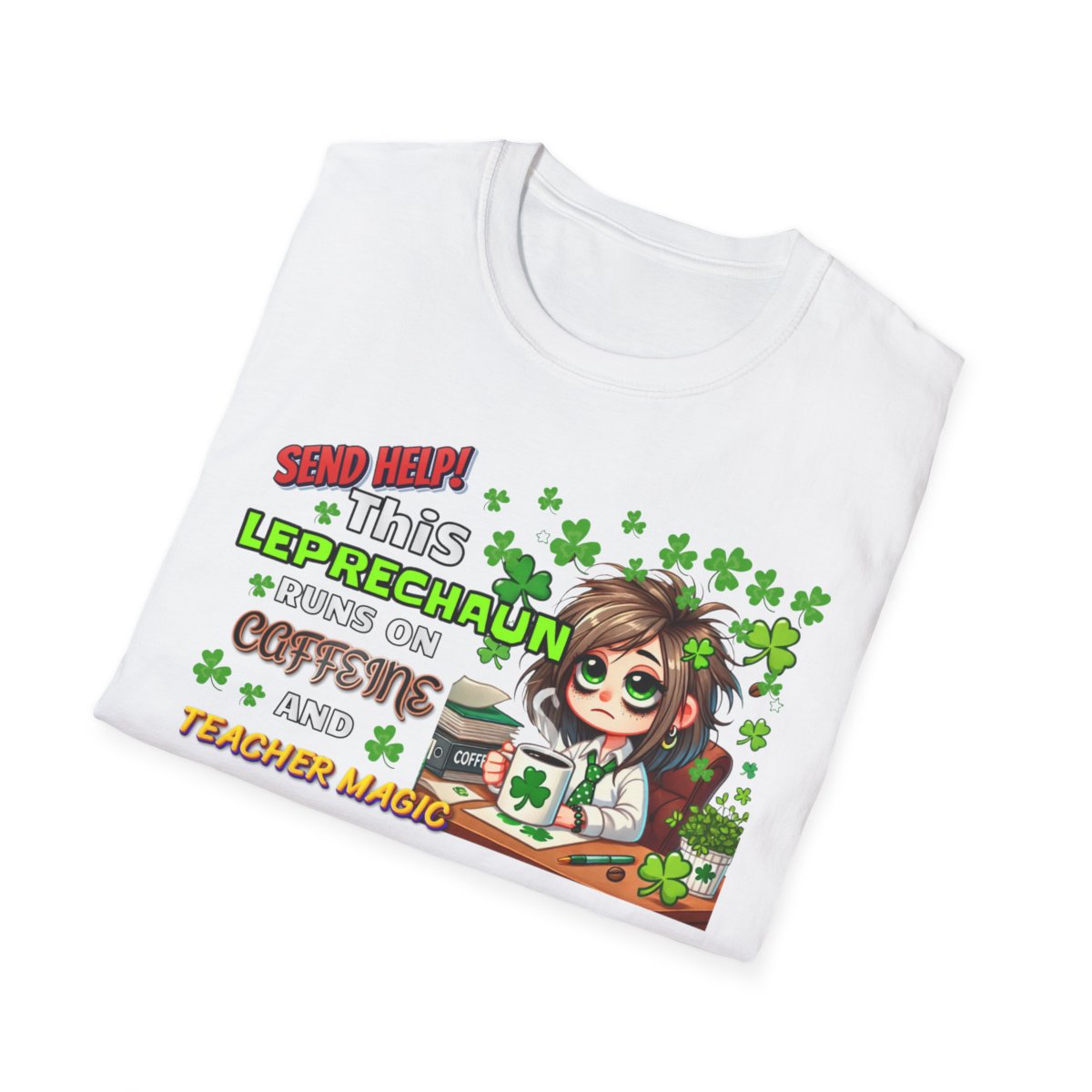 Whimsical Personalized St. Patrick's Day Unisex Tee, Teacher Gift, Funny Leprechaun Shirt
