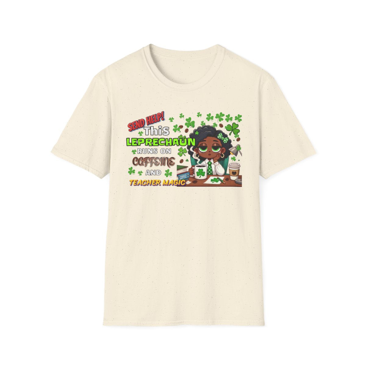 Whimsical Personalized St. Patrick's Day Unisex Tee, Teacher Gift, Funny Leprechaun Shirt