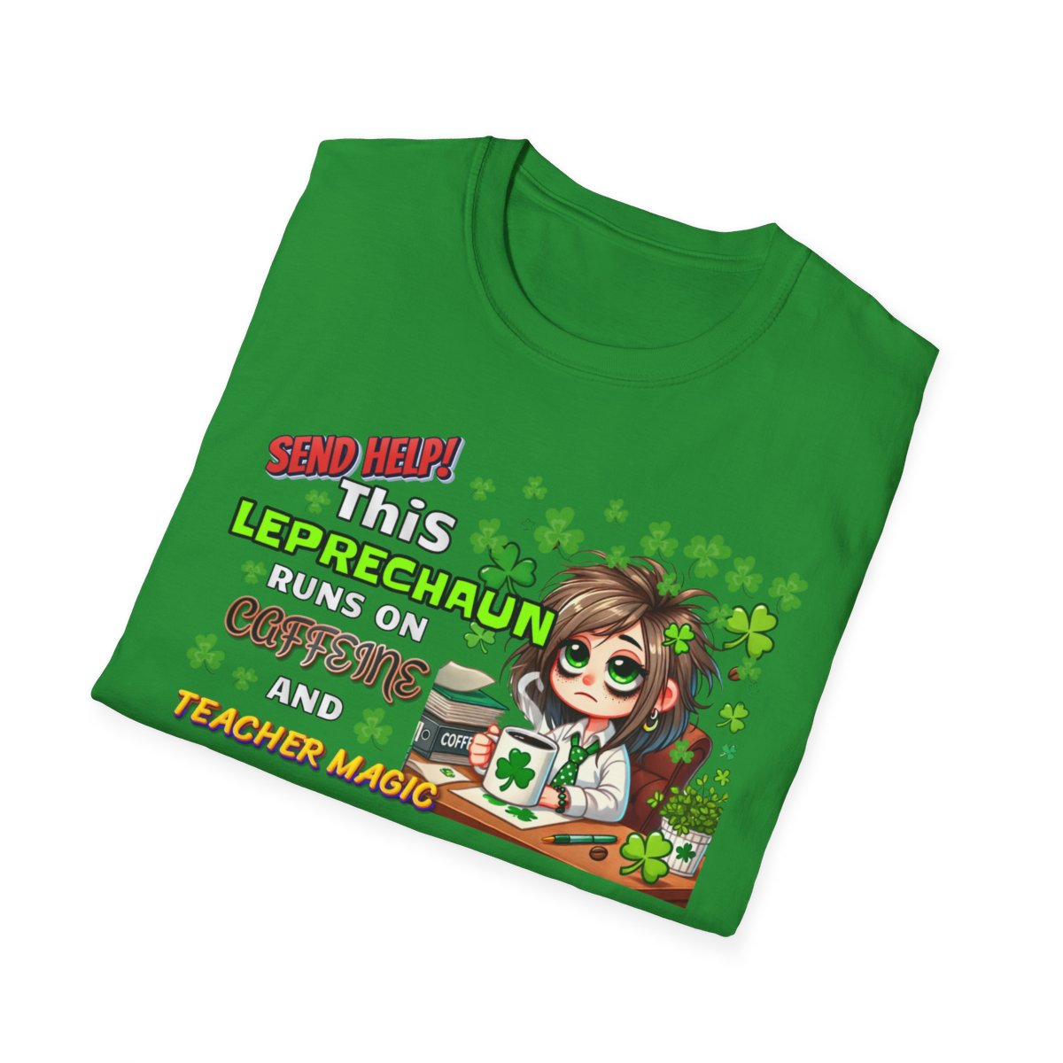 Whimsical Personalized St. Patrick's Day Unisex Tee, Teacher Gift, Funny Leprechaun Shirt