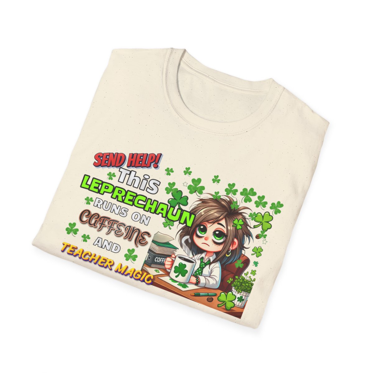 Whimsical Personalized St. Patrick's Day Unisex Tee, Teacher Gift, Funny Leprechaun Shirt