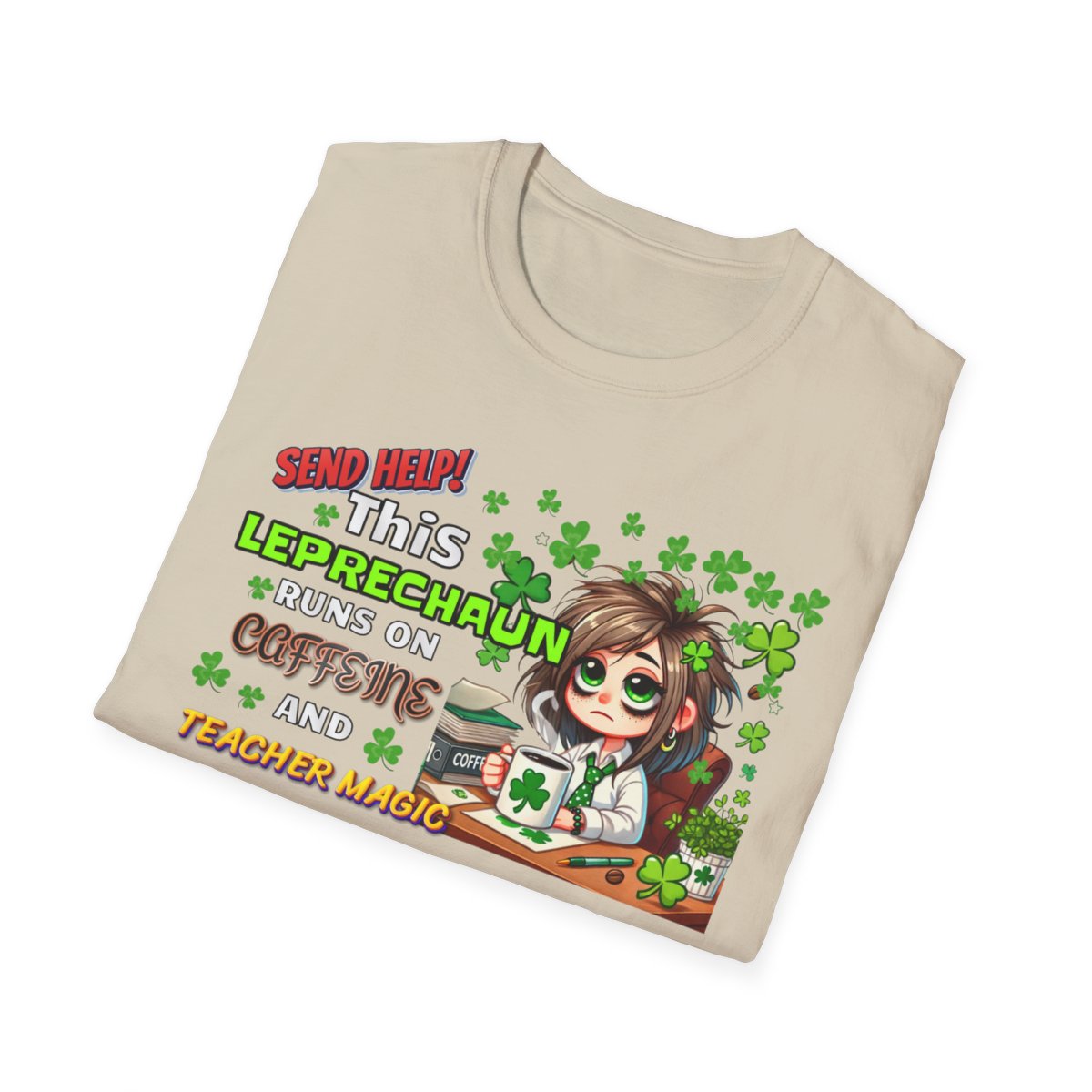 Whimsical Personalized St. Patrick's Day Unisex Tee, Teacher Gift, Funny Leprechaun Shirt