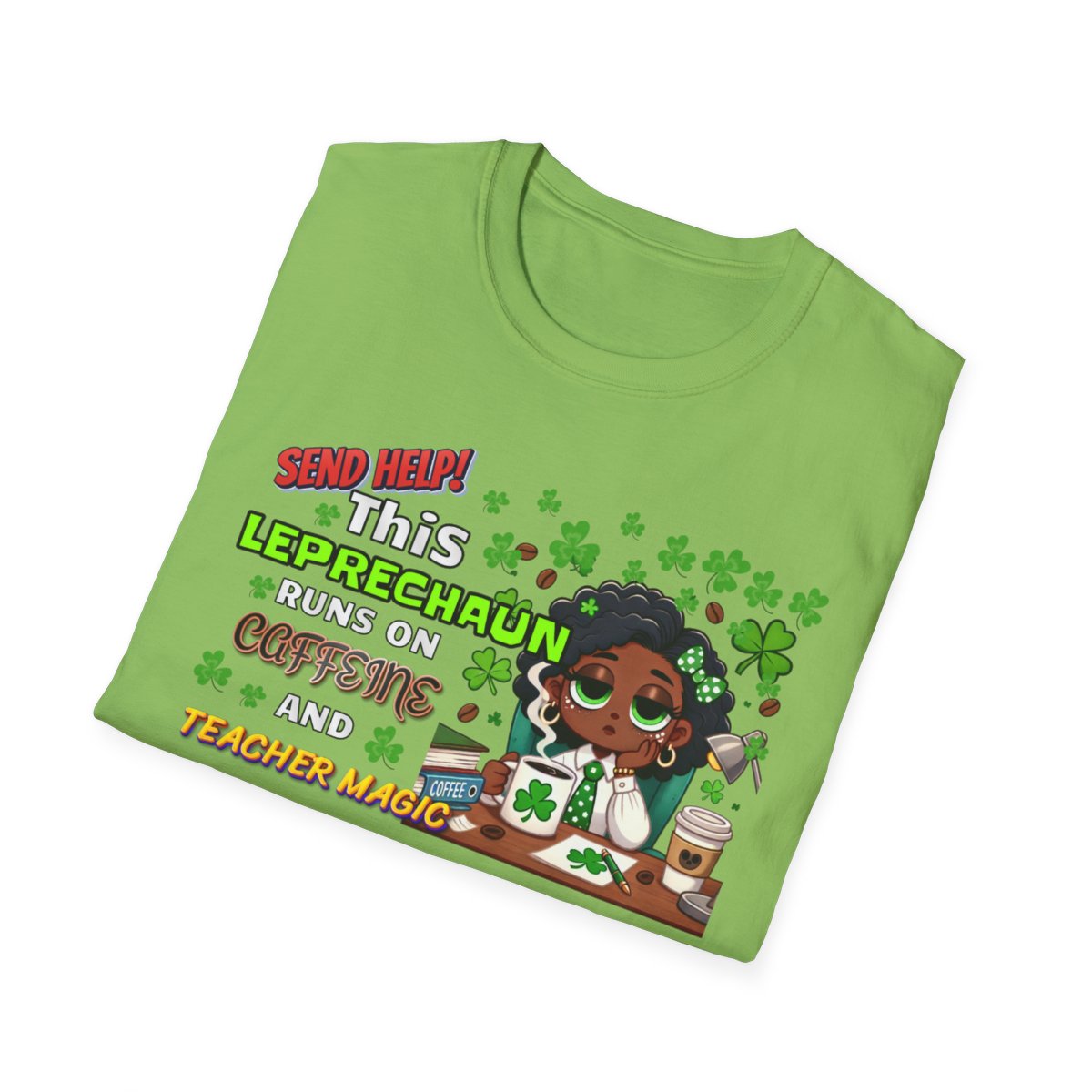 Whimsical Personalized St. Patrick's Day Unisex Tee, Teacher Gift, Funny Leprechaun Shirt