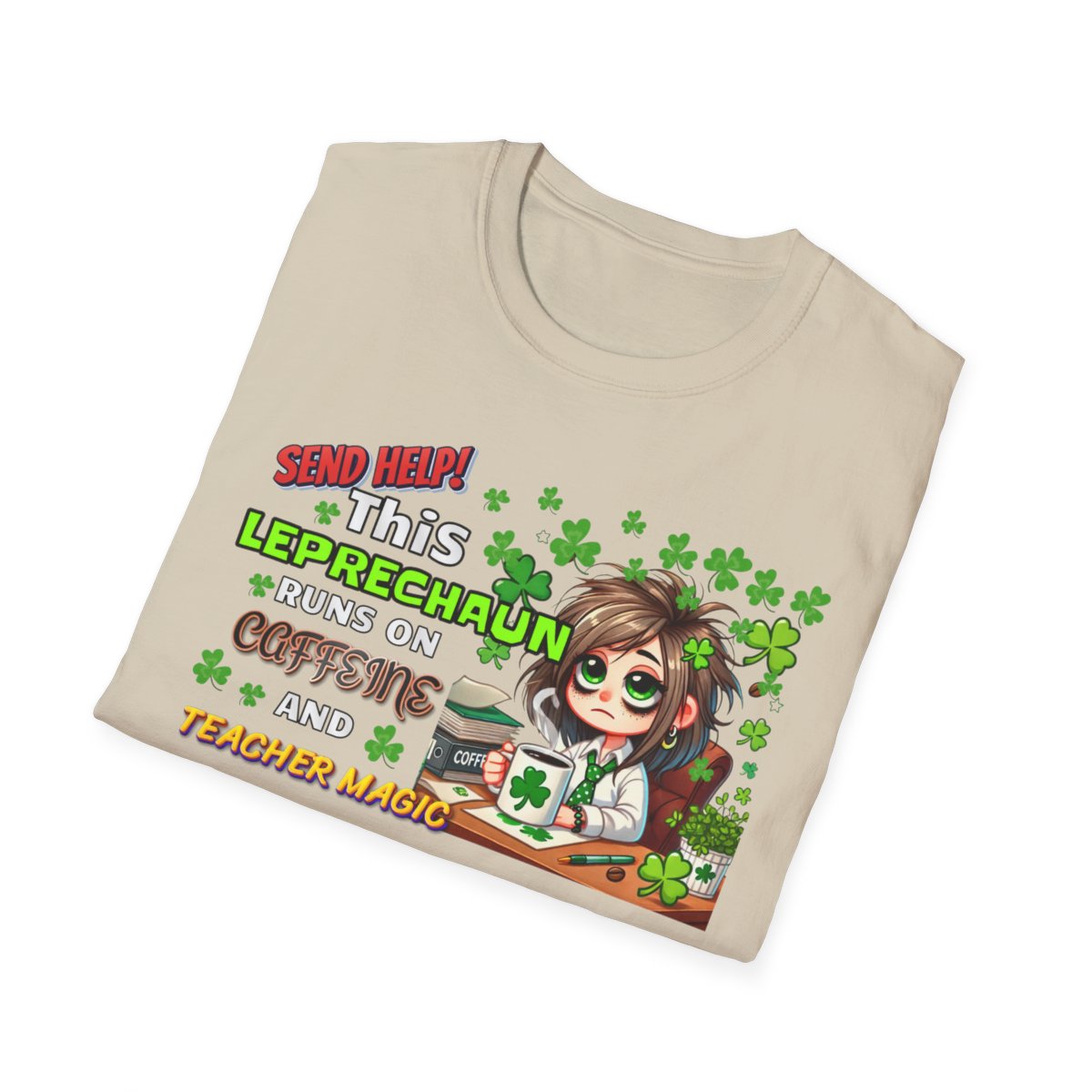 Whimsical Personalized St. Patrick's Day Unisex Tee, Teacher Gift, Funny Leprechaun Shirt