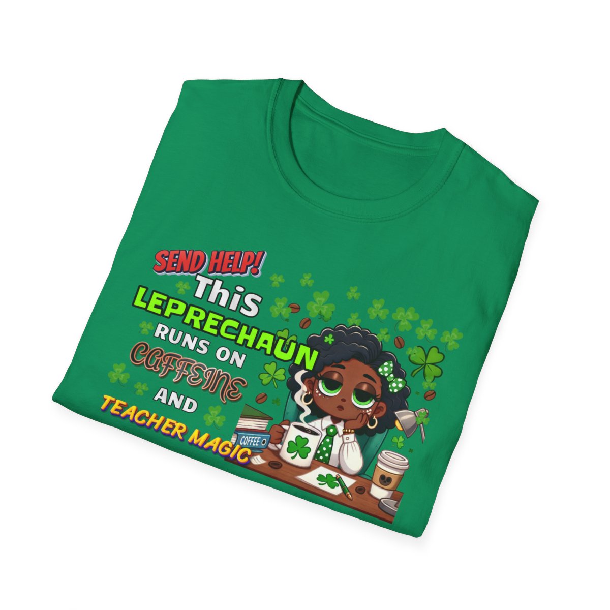 Whimsical Personalized St. Patrick's Day Unisex Tee, Teacher Gift, Funny Leprechaun Shirt