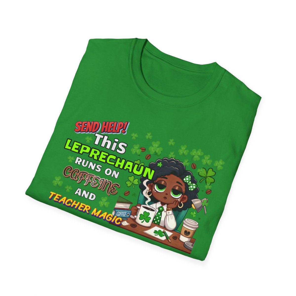 Whimsical Personalized St. Patrick's Day Unisex Tee, Teacher Gift, Funny Leprechaun Shirt