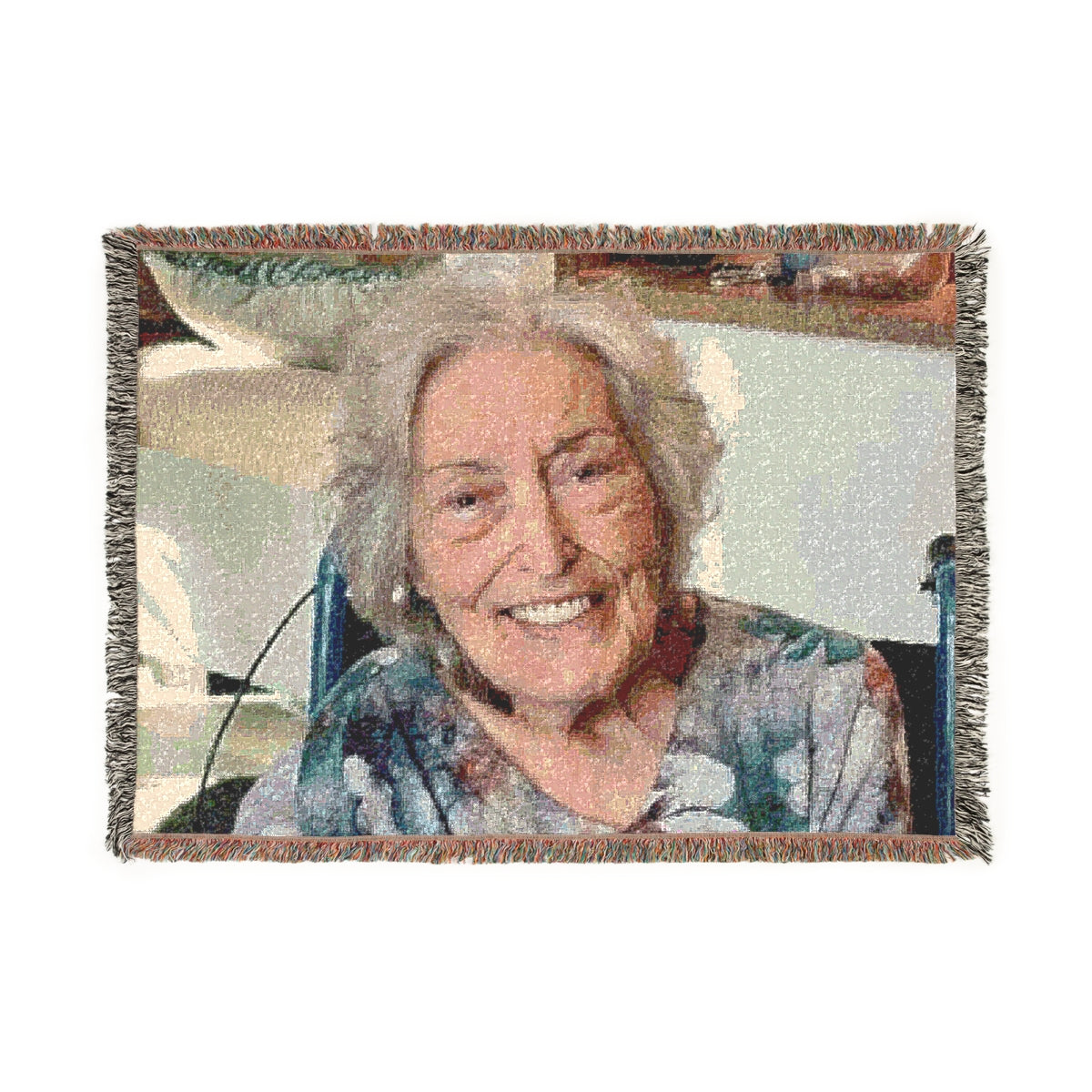 Woven Personalized/Customized Blanket for a Mother's Day, Father's Day, Anniversary, Wedding, etc. Gift