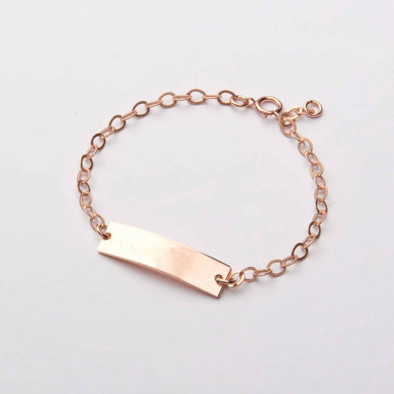 Child's Unique Personalized Stainless Steel Bracelet! - FREE Shipping