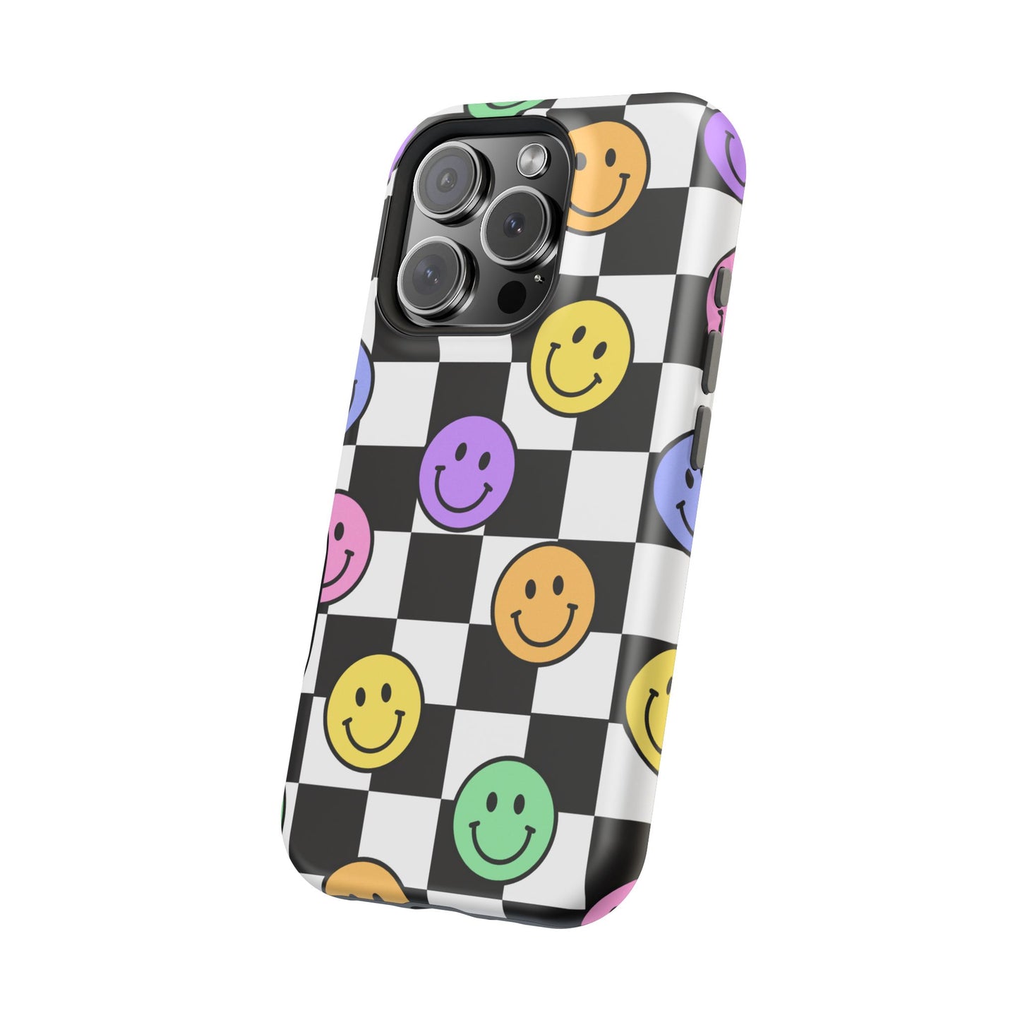 Colorful Smiley Face Phone Cases, Fun Magnetic Tough Cases, Cute Gifts for Teens and Kids, Trendy Accessories for Every Occasion, [...]