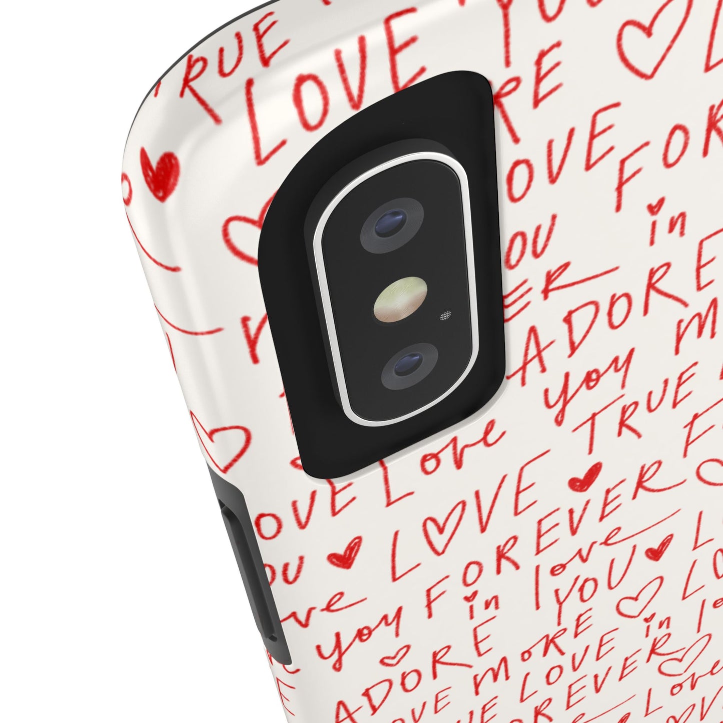 Love Hearts Tough Case for iPhone,  Cute Heart Design, Adore You Case, True Love Protection