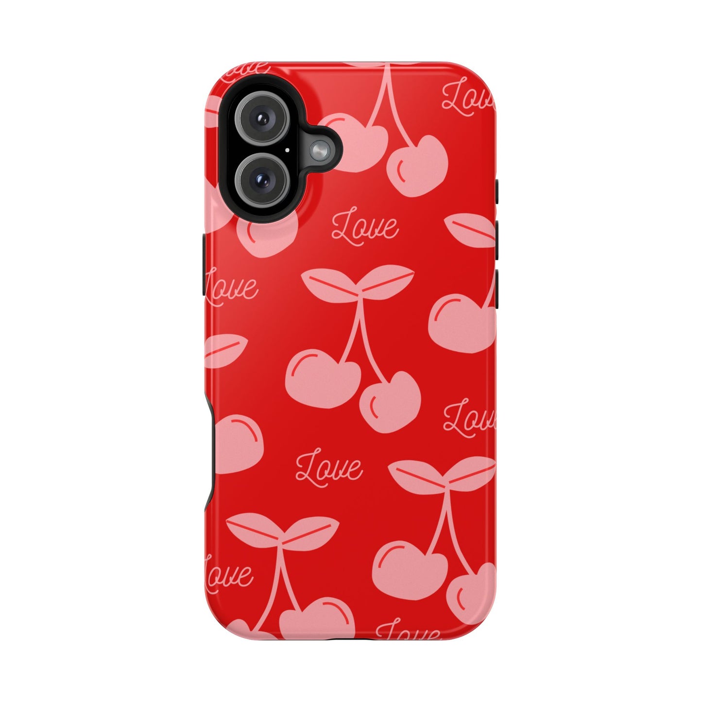 Cherry Love MAGNETIC Tough Cases, Cute Protection, Gift for Her, Valentine's Day