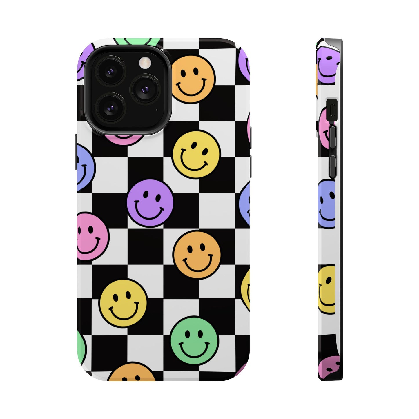 Colorful Smiley Face Phone Cases, Fun Magnetic Tough Cases, Cute Gifts for Teens and Kids, Trendy Accessories for Every Occasion, [...]