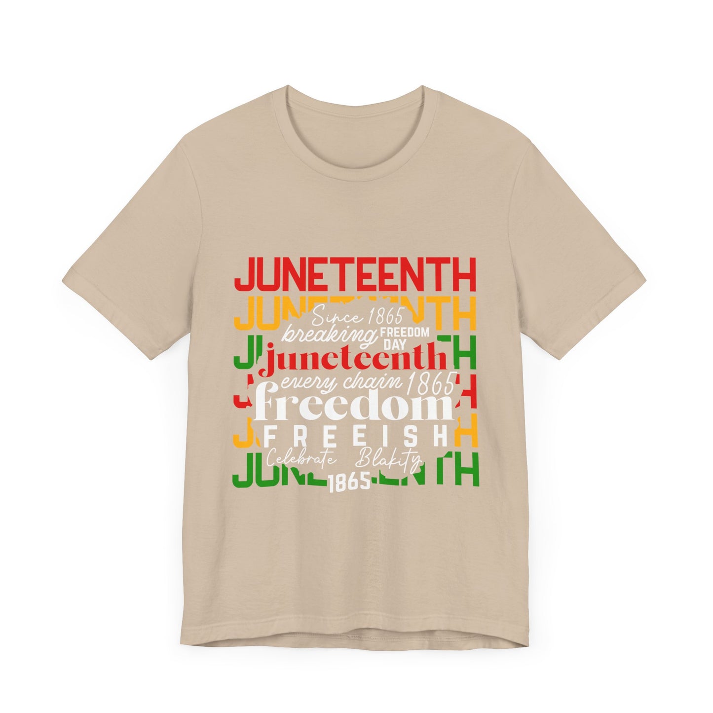 Juneteenth Freedom Unisex Tee, Trendy Black History Month Shirt, Celebrate Freedom, Gift for Activists, Comfy Everyday Wear