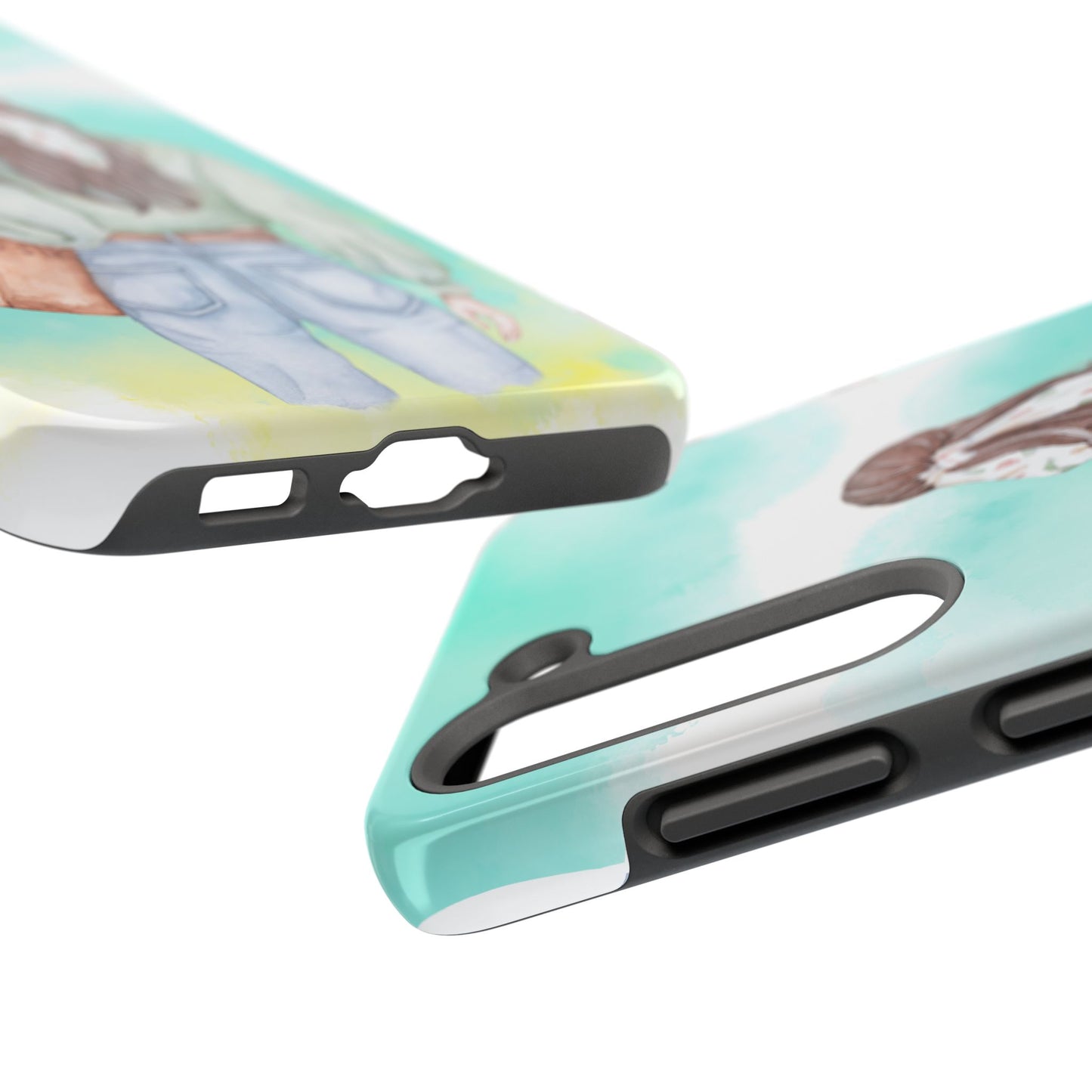 Whimsical Woman Tough Phone Case