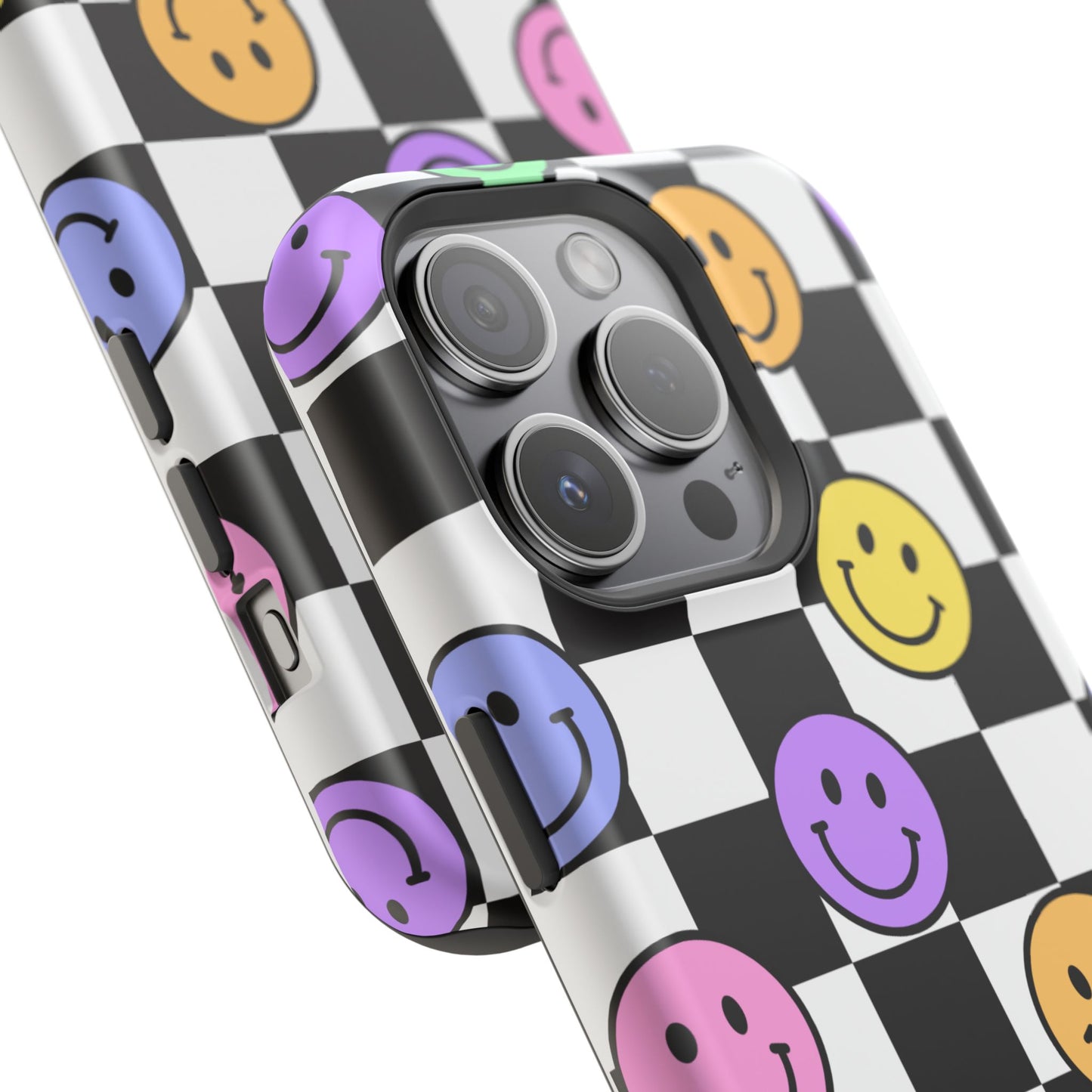 Colorful Smiley Face Phone Cases, Fun Magnetic Tough Cases, Cute Gifts for Teens and Kids, Trendy Accessories for Every Occasion, [...]