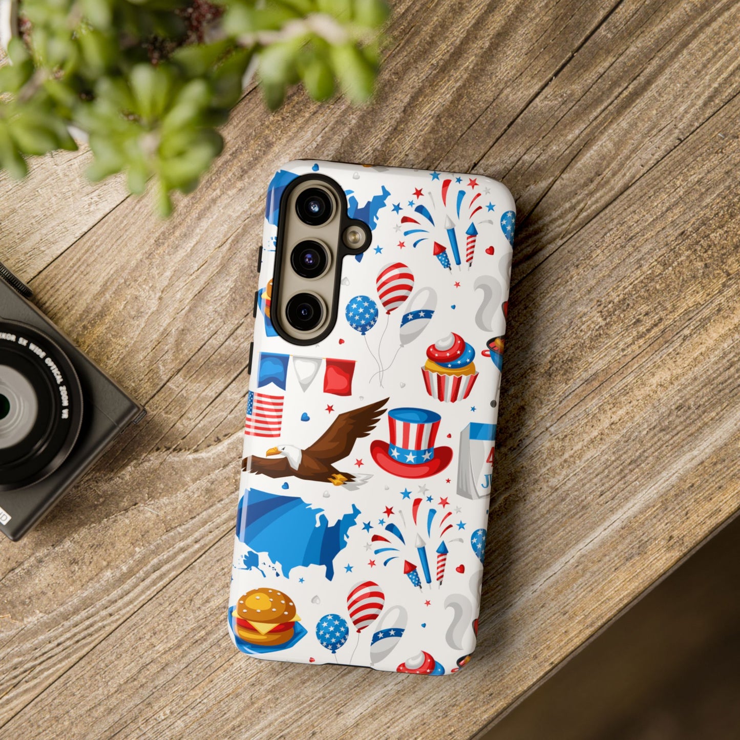 Patriotic  4th of July, Memorial Day, Independence Day Tough Phone Case for Samsung