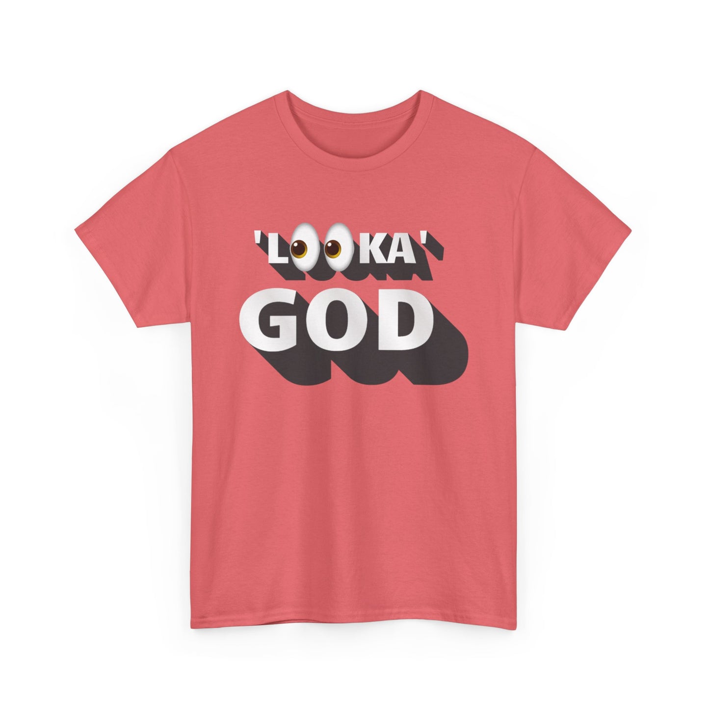 "Looka God" Unisex Cotton Tee - Stylish Faith Statement