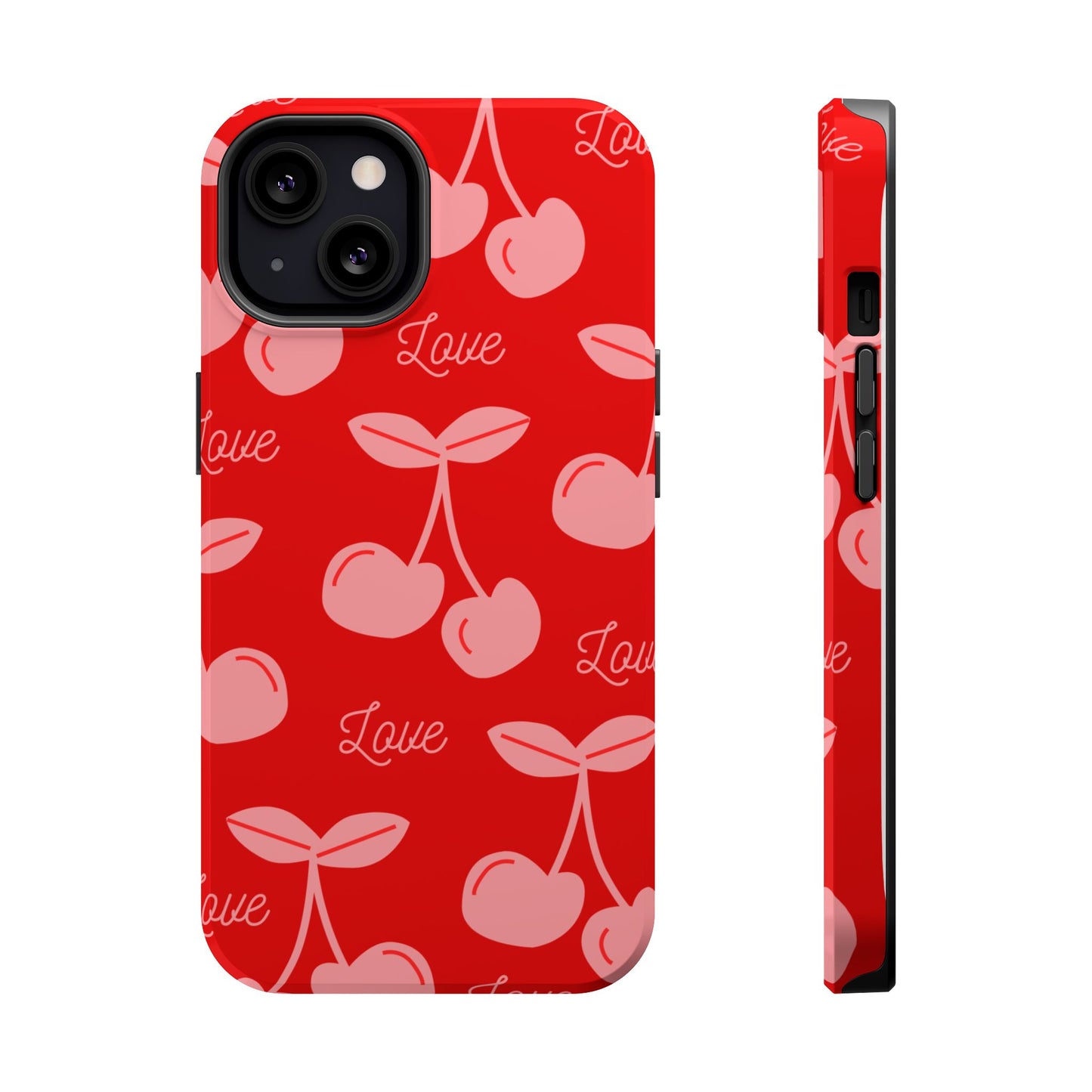 Cherry Love MAGNETIC Tough Cases, Cute Protection, Gift for Her, Valentine's Day