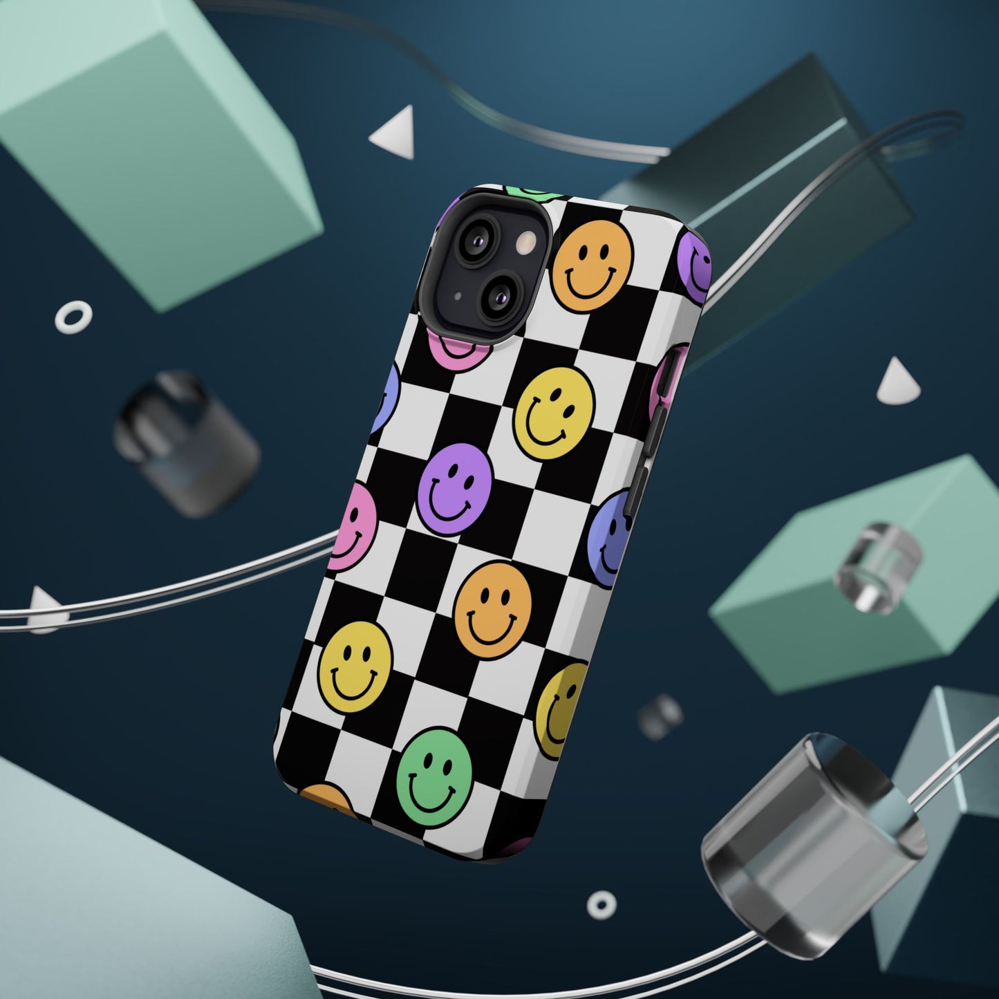 Colorful Smiley Face Phone Cases, Fun Magnetic Tough Cases, Cute Gifts for Teens and Kids, Trendy Accessories for Every Occasion, [...]