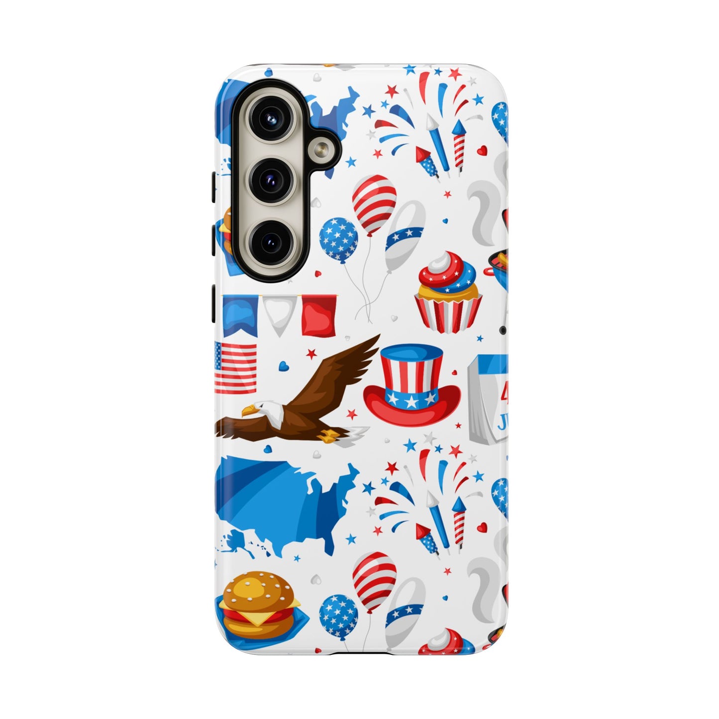 Patriotic  4th of July, Memorial Day, Independence Day Tough Phone Case for Samsung