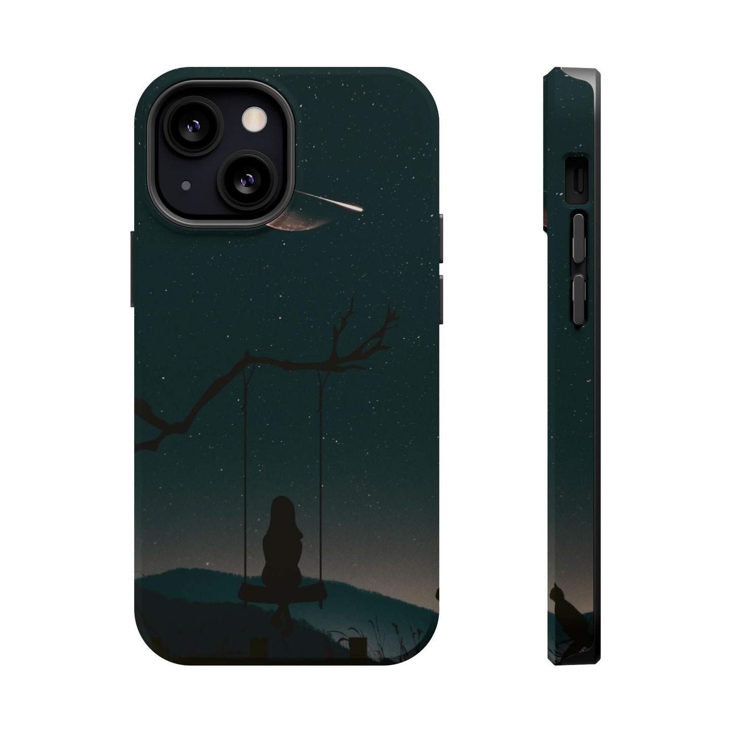 Dreamy Night Sky Tough Magnetic Phone Cases Unique Celestial Design for Iphone