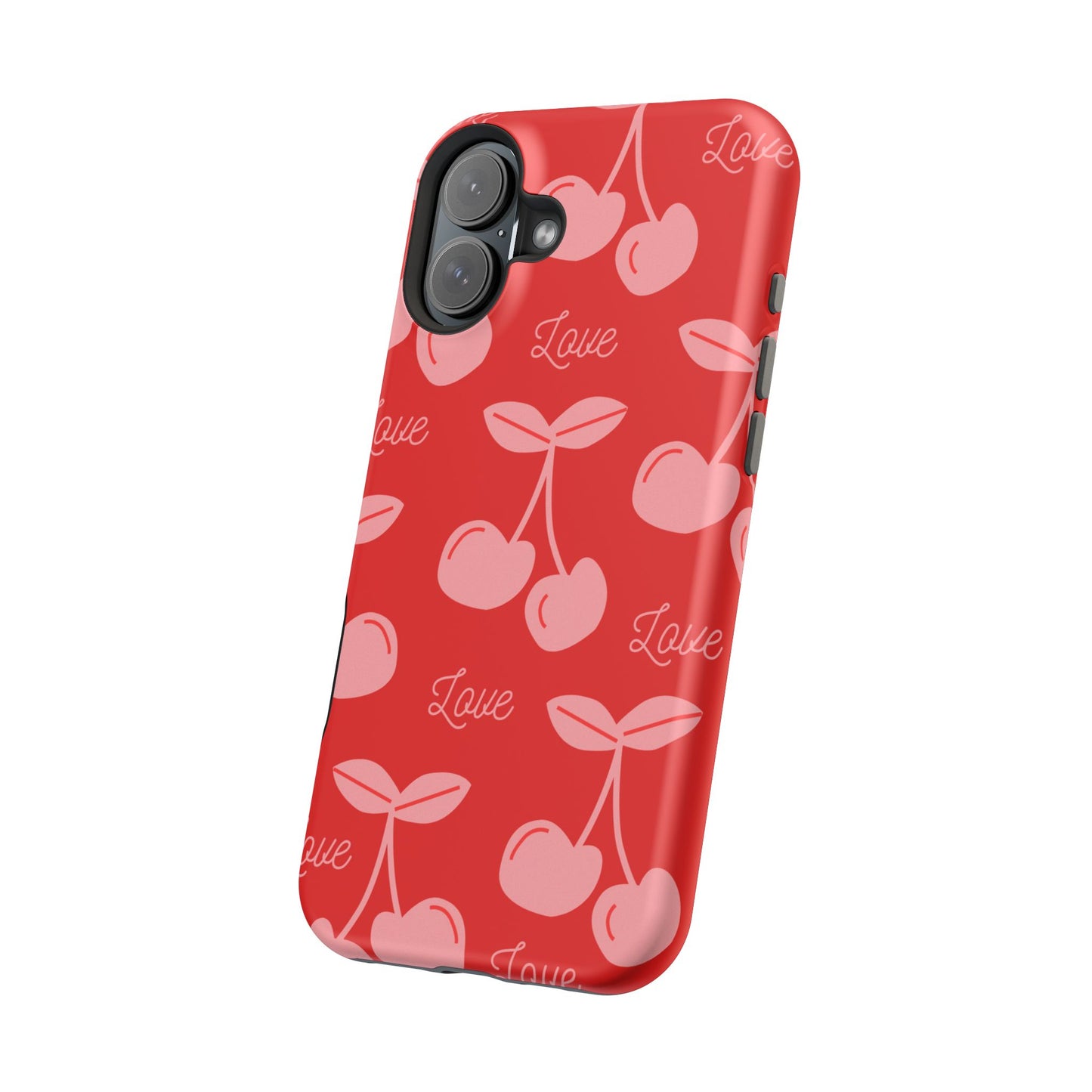 Cherry Love MAGNETIC Tough Cases, Cute Protection, Gift for Her, Valentine's Day
