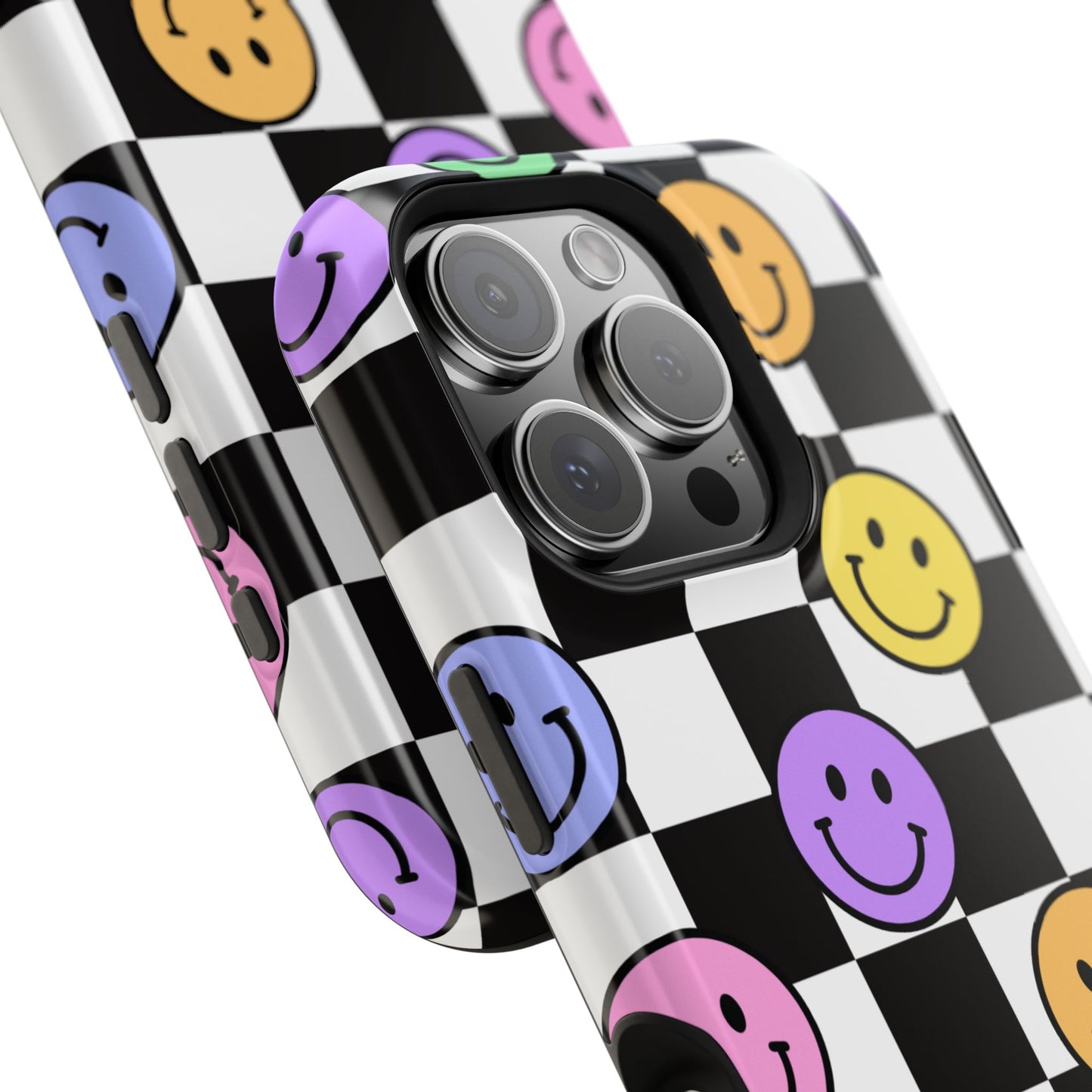 Colorful Smiley Face Phone Cases, Fun Magnetic Tough Cases, Cute Gifts for Teens and Kids, Trendy Accessories for Every Occasion, [...]