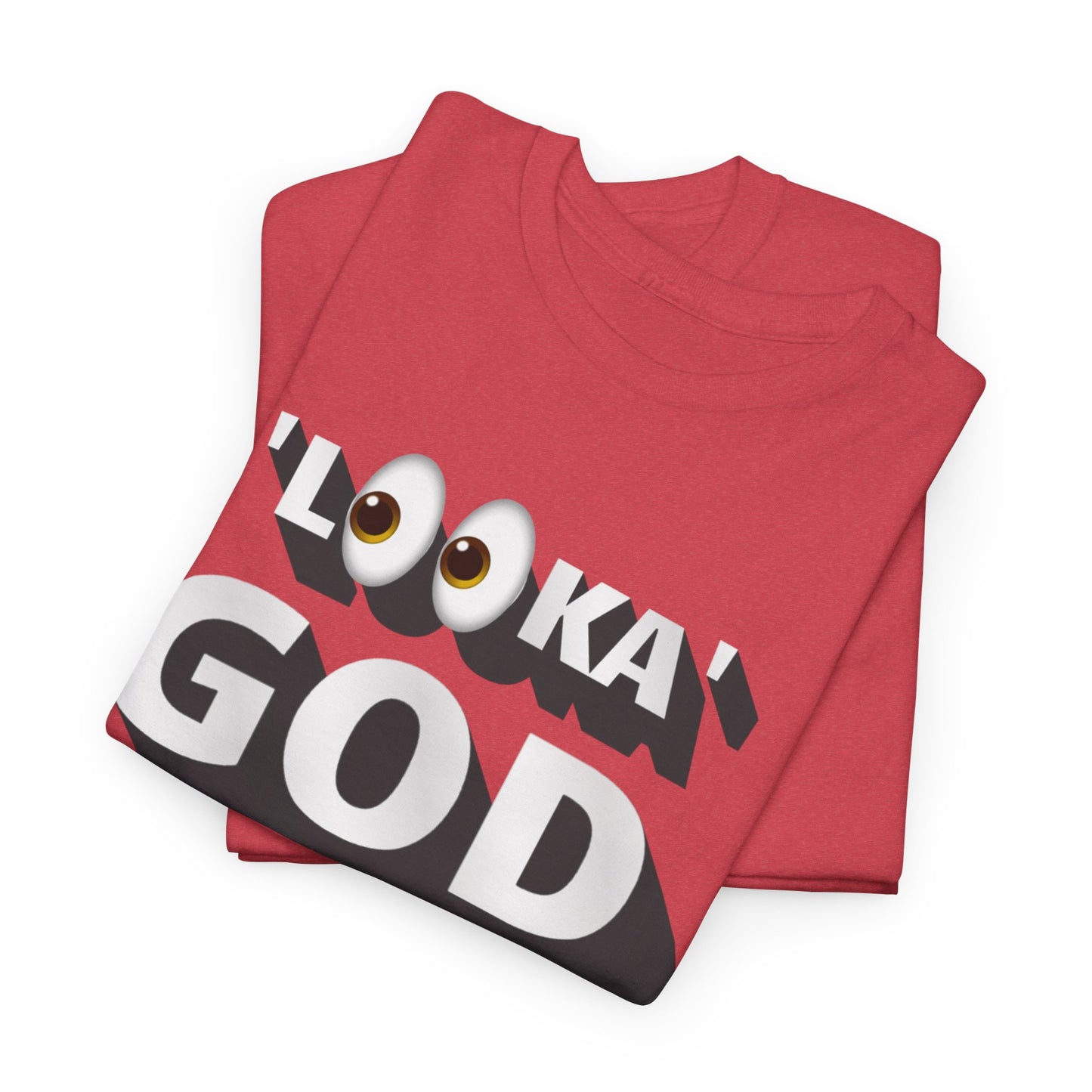 "Looka God" Unisex Cotton Tee - Stylish Faith Statement