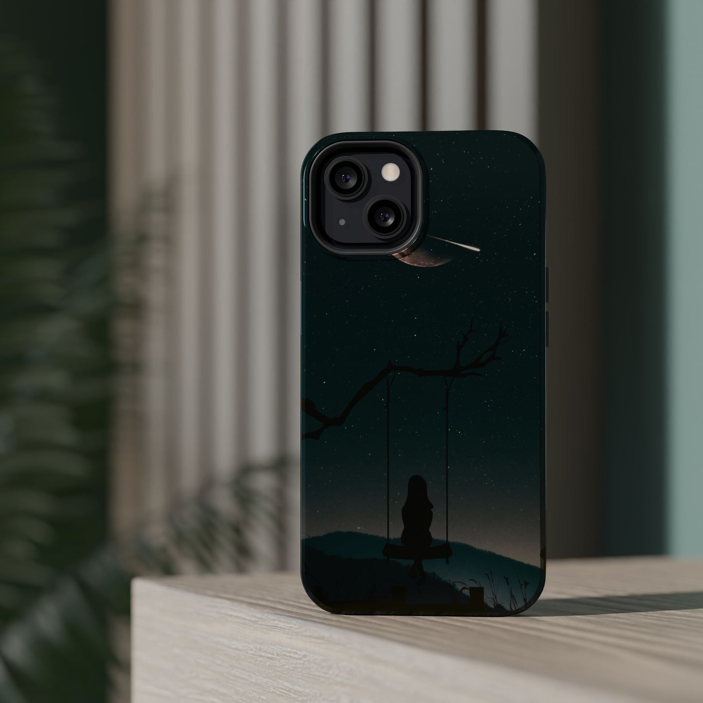 Dreamy Night Sky Tough Magnetic Phone Cases Unique Celestial Design for Iphone