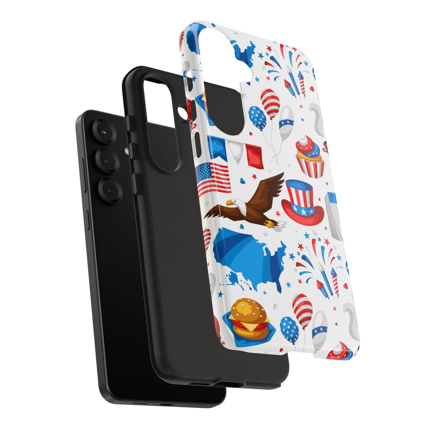 Patriotic  4th of July, Memorial Day, Independence Day Tough Phone Case for Samsung