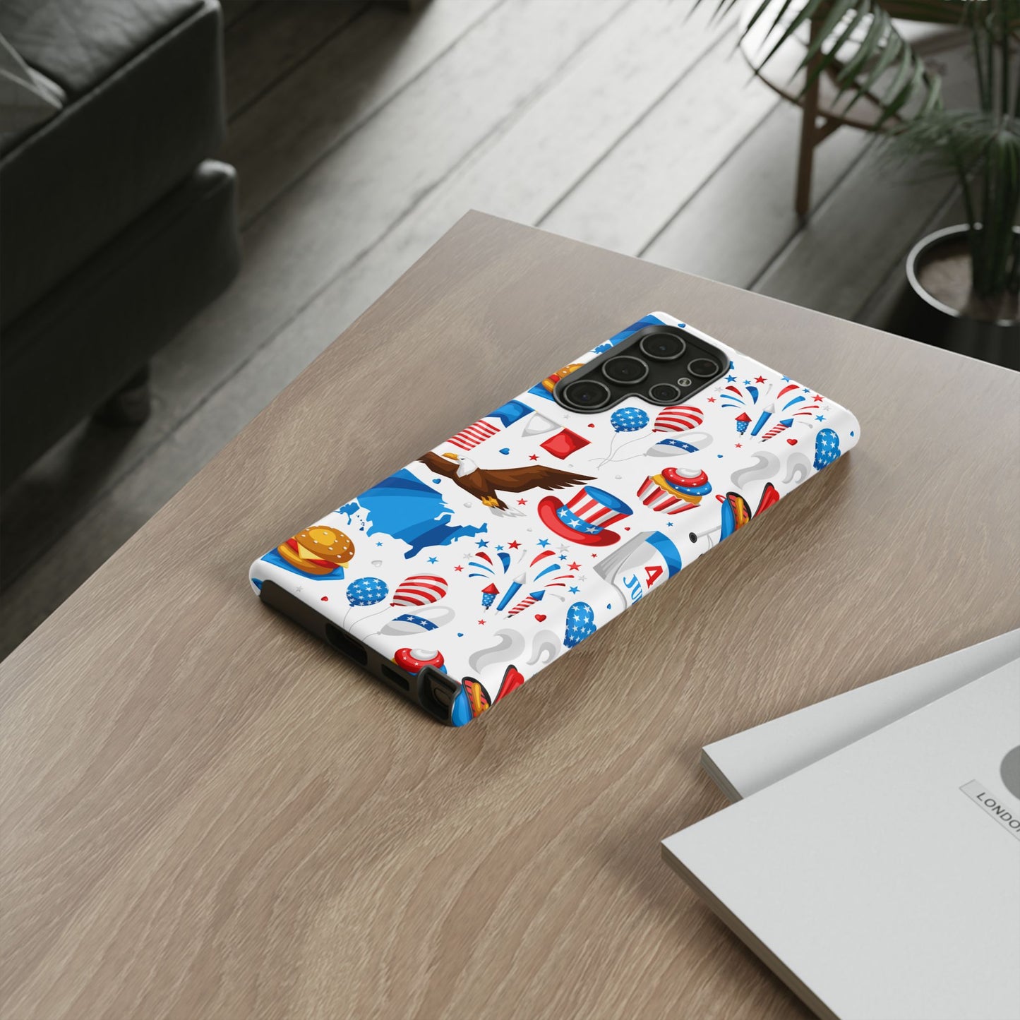 Patriotic  4th of July, Memorial Day, Independence Day Tough Phone Case for Samsung
