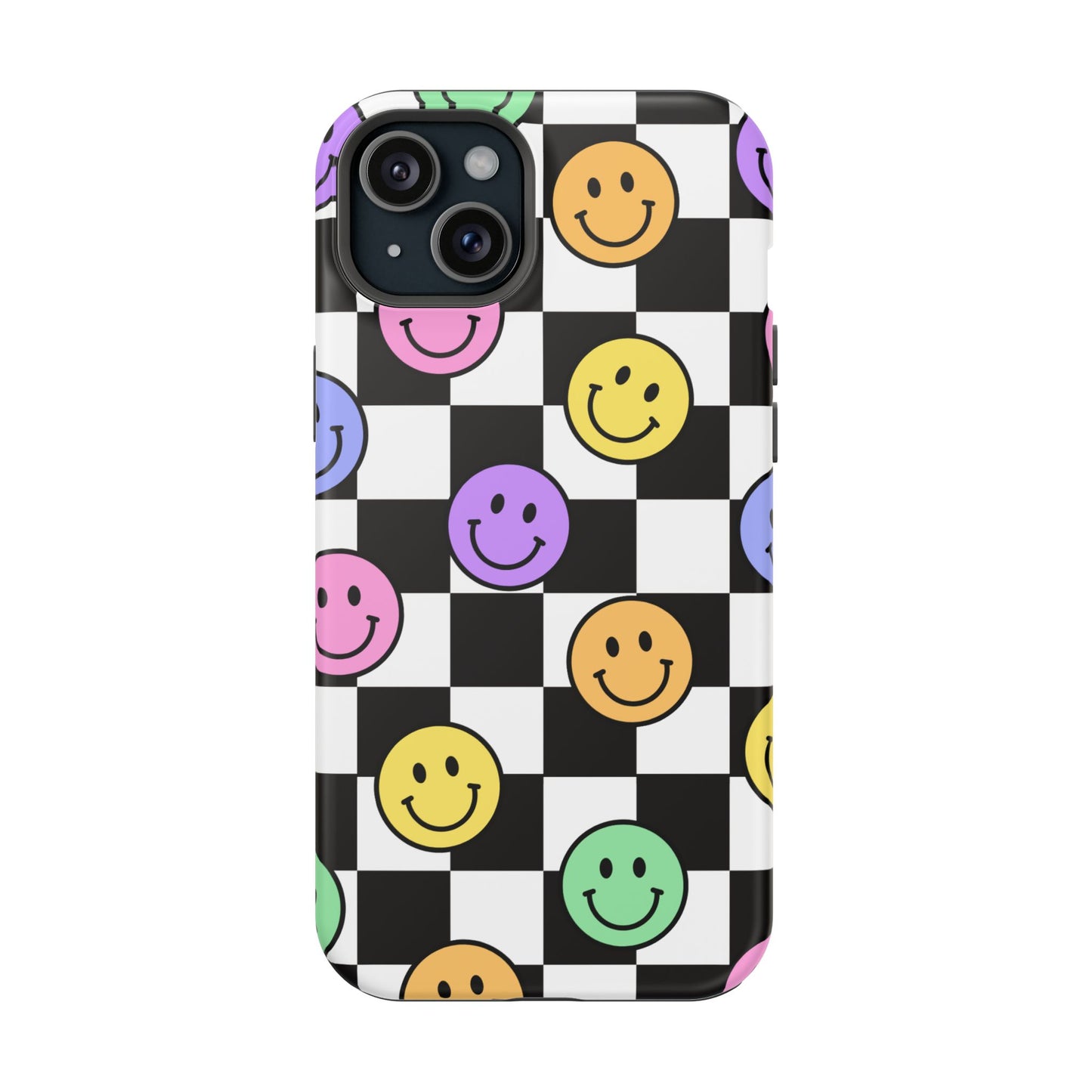 Colorful Smiley Face Phone Cases, Fun Magnetic Tough Cases, Cute Gifts for Teens and Kids, Trendy Accessories for Every Occasion, [...]